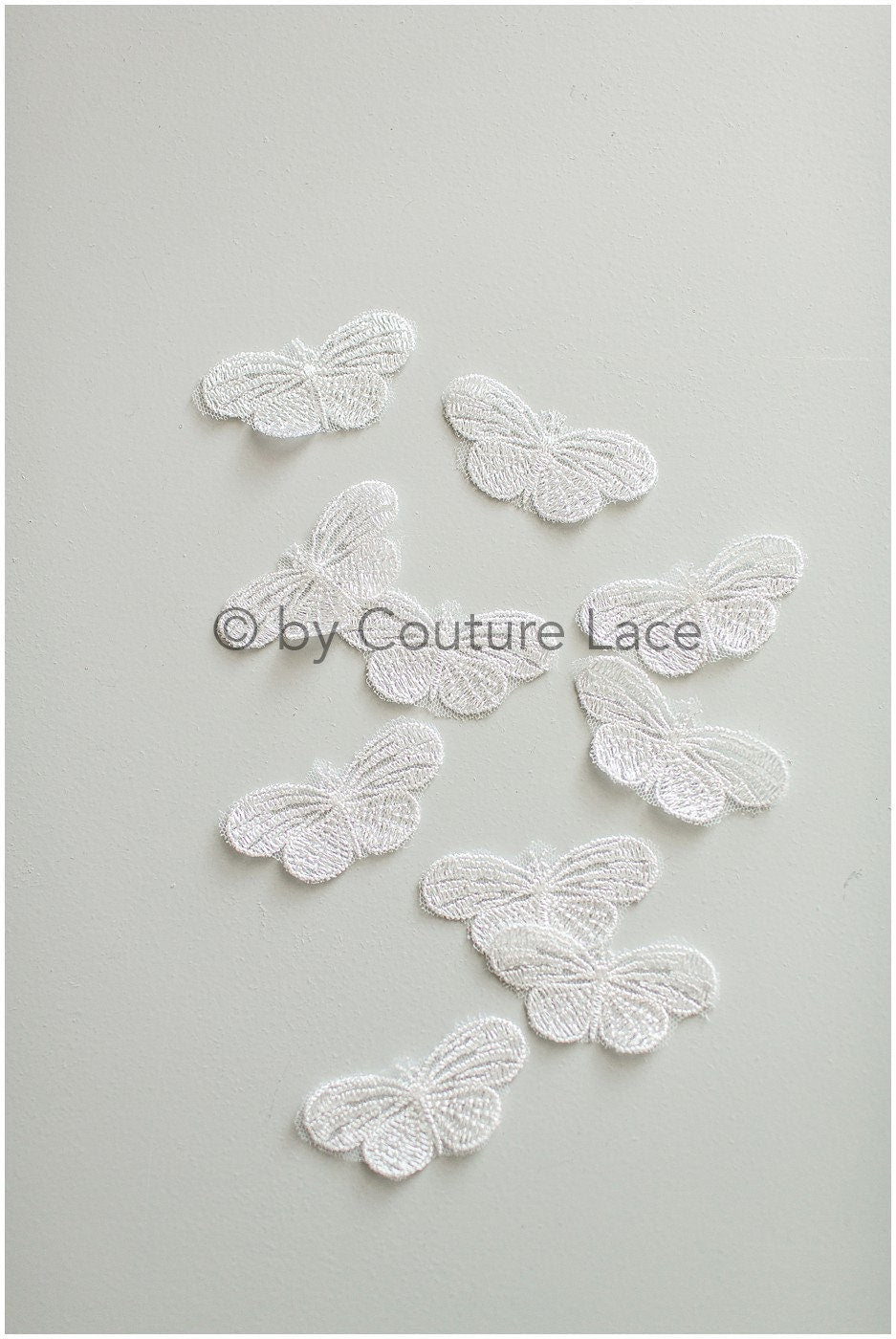 10pcs 3D butterfly for sewing/ 3D applique for wedding dress/ bridal lace// A19-175