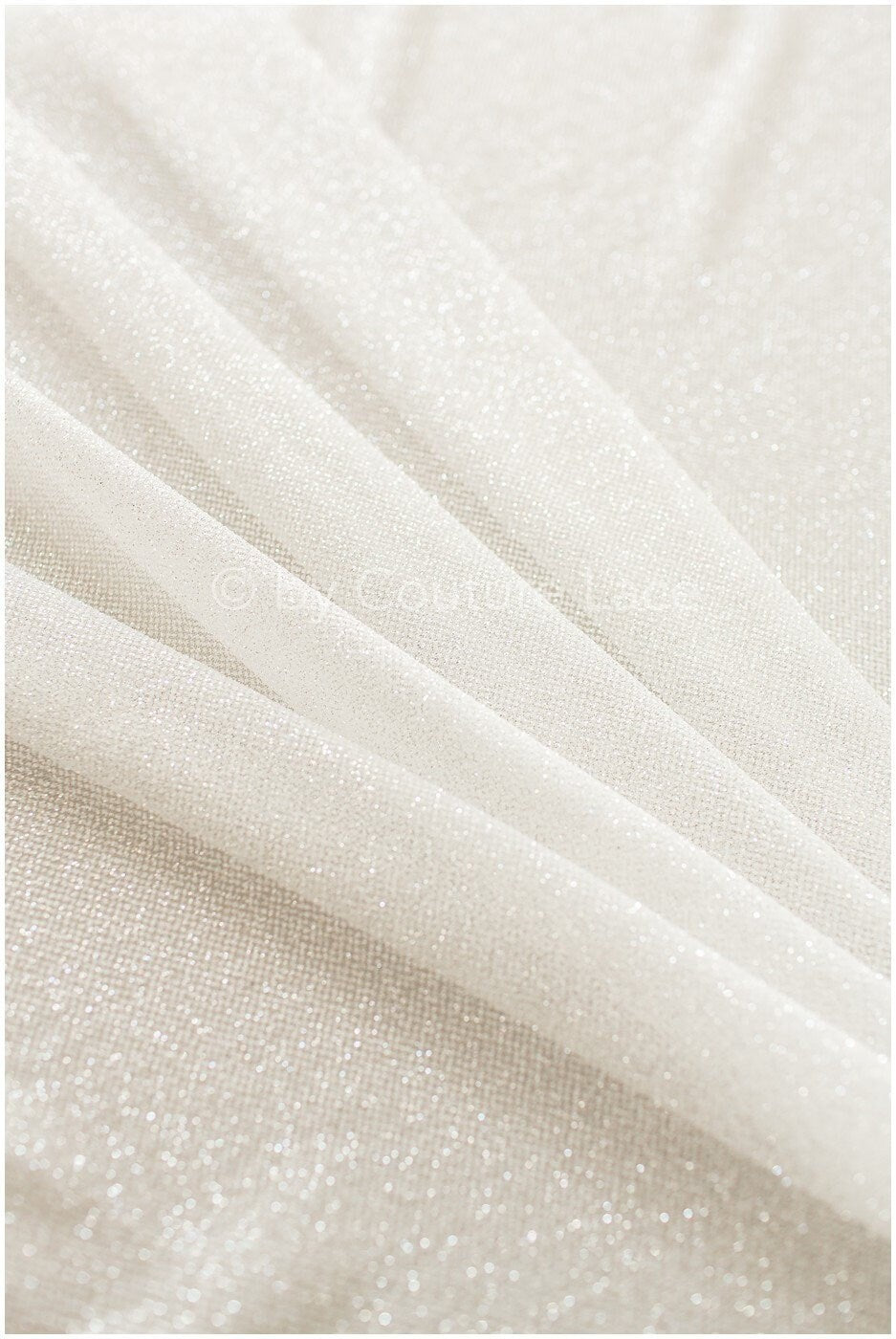 Shiny glitter tulle fabric/ off-white diamond glitter mesh/ wedding dress fabric with glitter/ shiny bridal lace fabric// R-018
