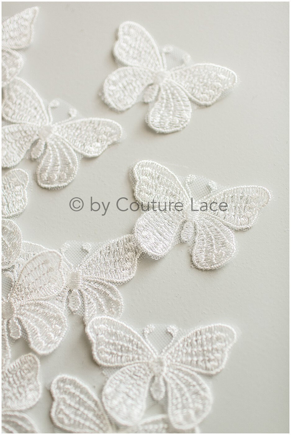 10pcs 3D butterflies for sewing/ 3D applique for wedding dress/ bridal lace// A19-177