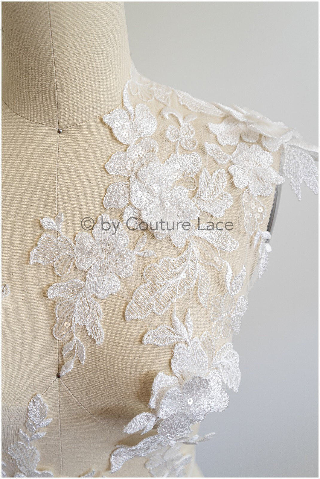 3D Blumen Spitzen Applikation, 3D Blumen Applikation, Lace Blumen Applikation, Spitzen Applikation, 3D Hochzeitskleid Spitze Applikation, Braut Blumen Aufnäher// A19-184