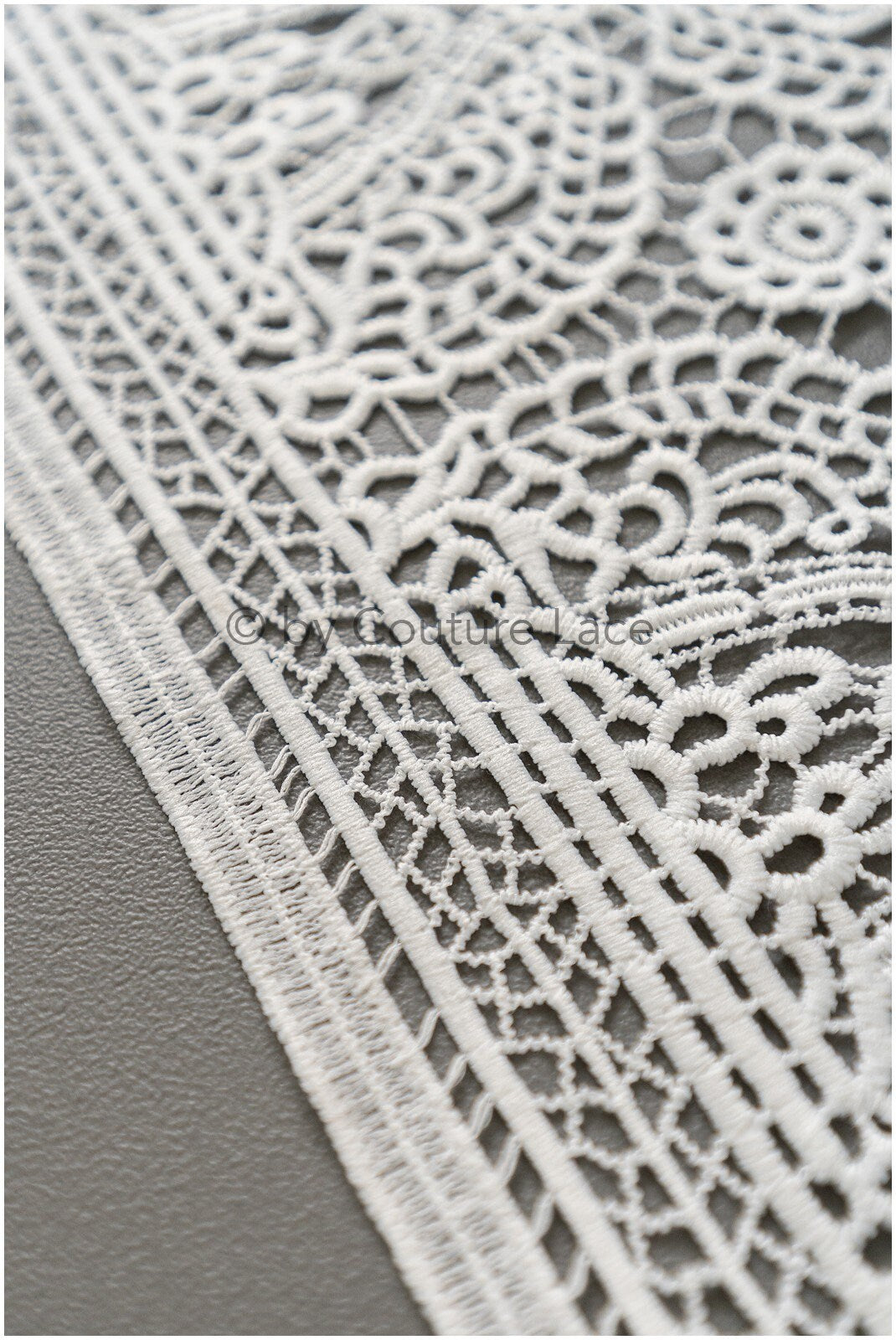 Häkelspitze Stoff Off-White/ Boho Muster Brautspitze/ Guipure Brautkleid Spitze// L19-291