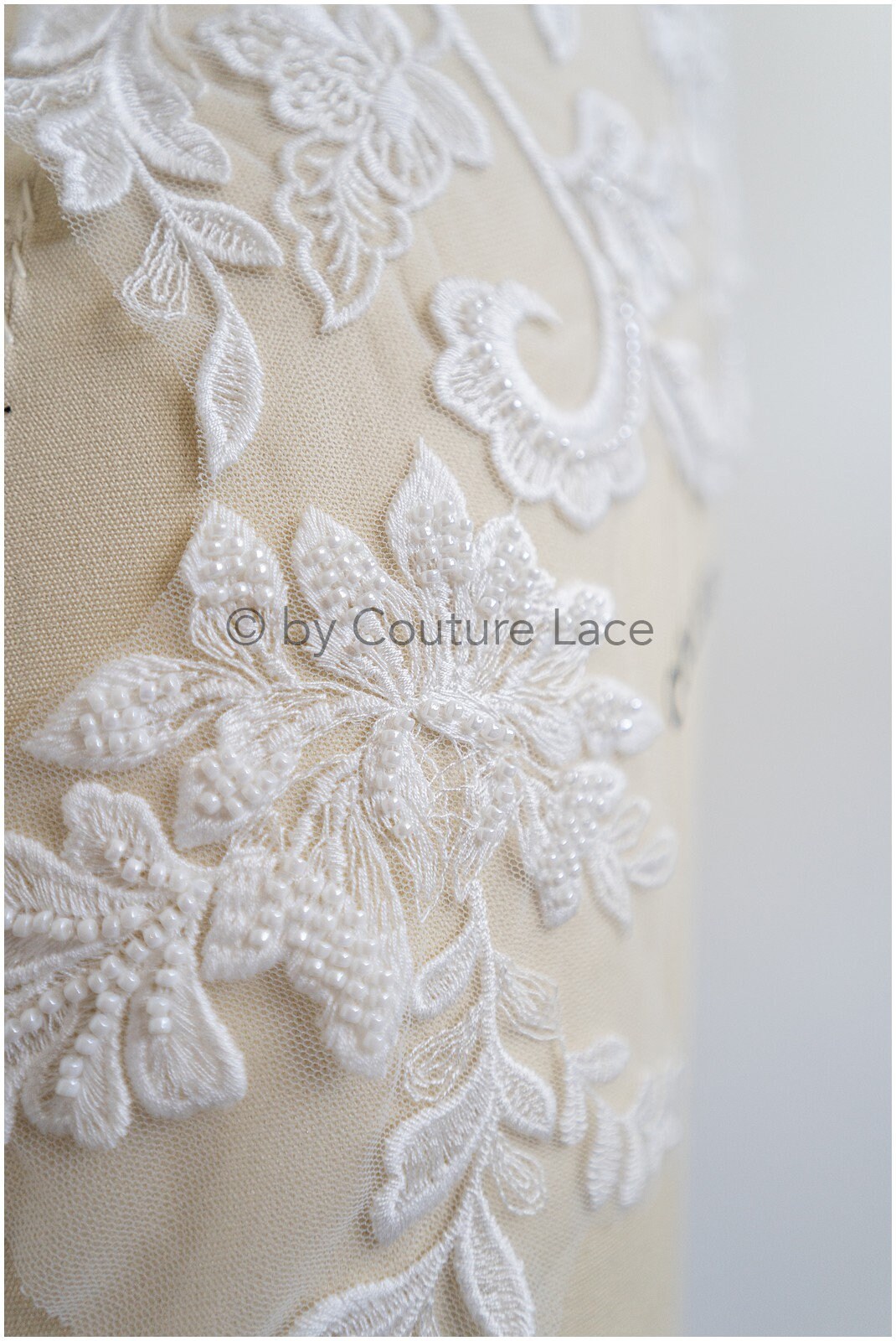 Perlen SpitzenBlume Aufnäher, Blumen Applikation, SpitzenBlume Patch, Spitzen Applikation, Hochzeitskleid Spitzen Applikation, Braut Blumen Aufnäher// A19-185