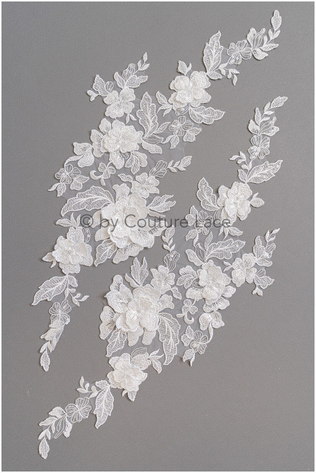 3D Blumen Spitzen Applikation, 3D Blumen Applikation, Lace Blumen Applikation, Spitzen Applikation, 3D Hochzeitskleid Spitze Applikation, Braut Blumen Aufnäher// A19-184