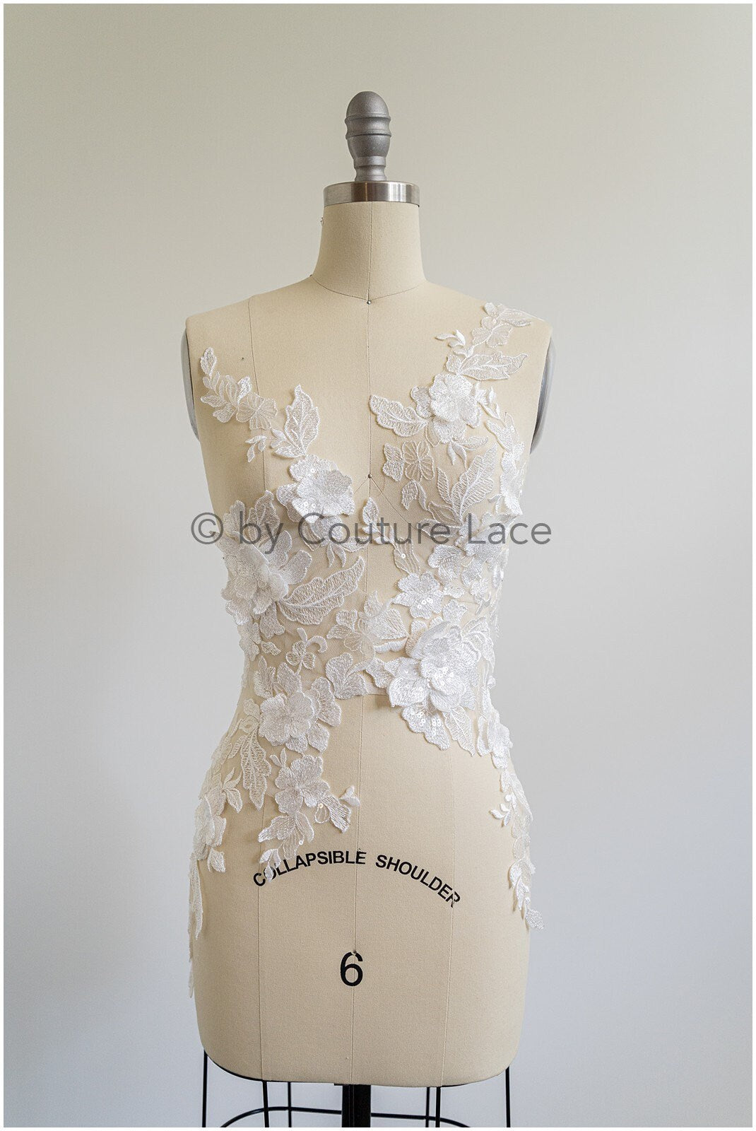 3D Blumen Spitzen Applikation, 3D Blumen Applikation, Lace Blumen Applikation, Spitzen Applikation, 3D Hochzeitskleid Spitze Applikation, Braut Blumen Aufnäher// A19-184