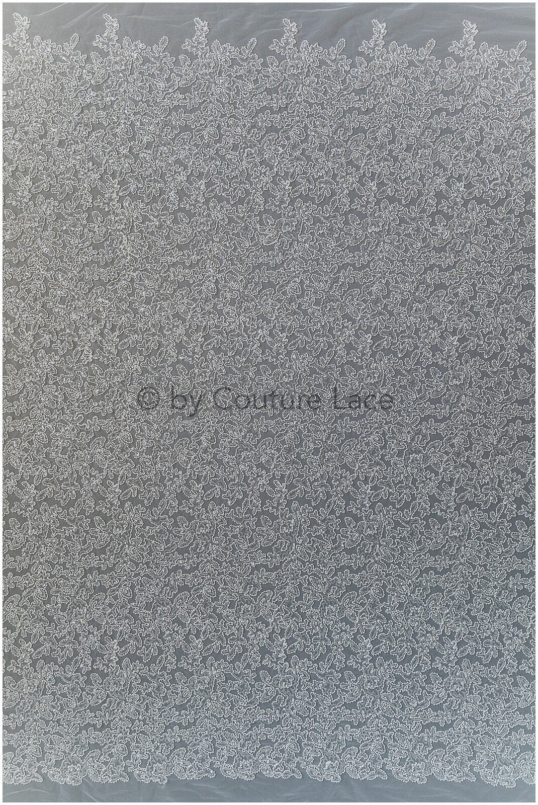 Sparkling pearl lace off-white/ pearl bridal lace fabric/ wedding dress lace with pearls & sequins/ shiny lace// L19-300