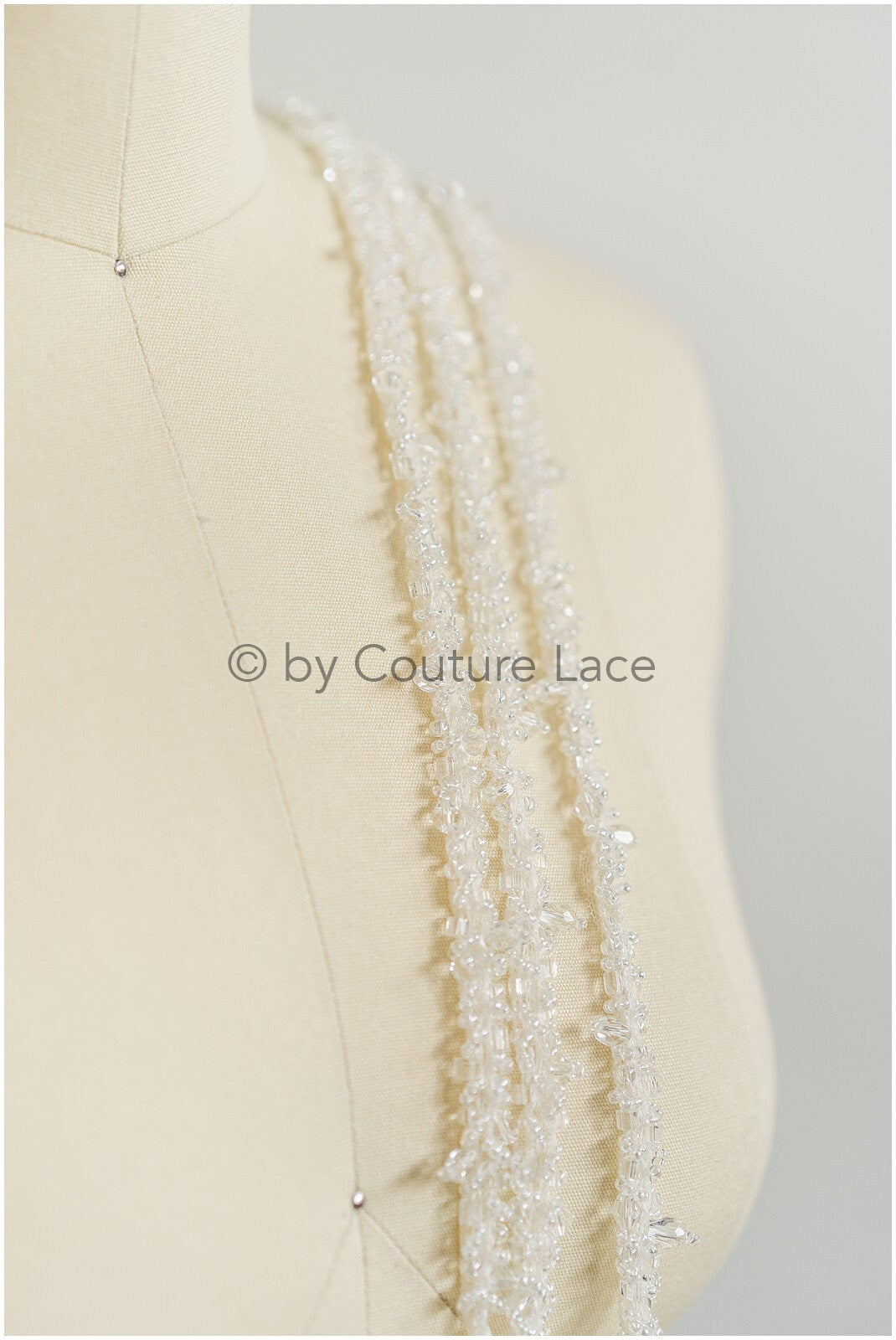 Pearl diamond drop lace trim/ pearl lace trim/ rhinestone trim/ bridal lace// T19-082
