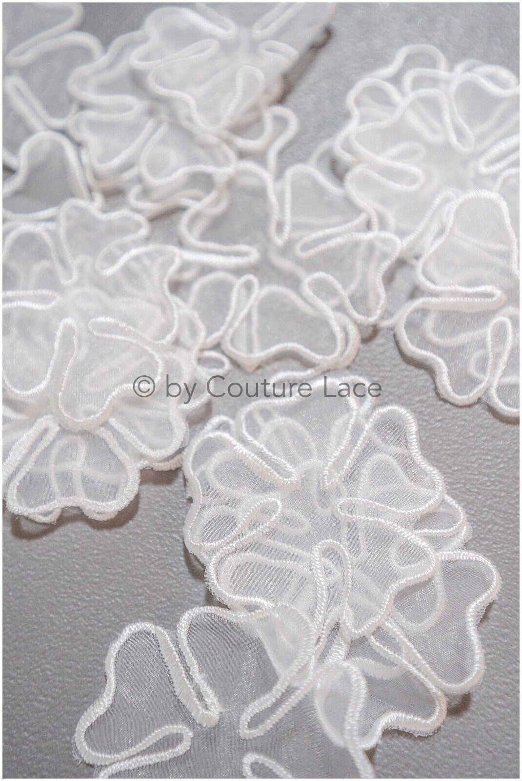30pcs. Lace flowers for sewing/ 3D flower lace applique/ wedding dress lace applique/ bridal lace// A20-192