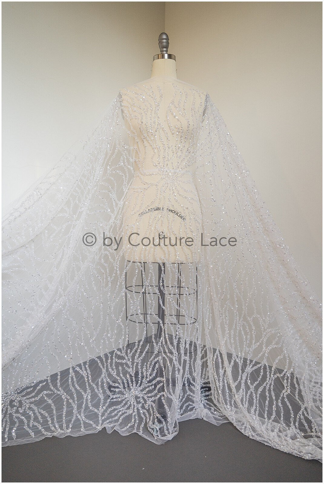 Perlen Spitze Stoff/ Perlen Brautkleid Spitze/ Couture Spitze Stoff/ Perlen Perlen Spitze// L19-060