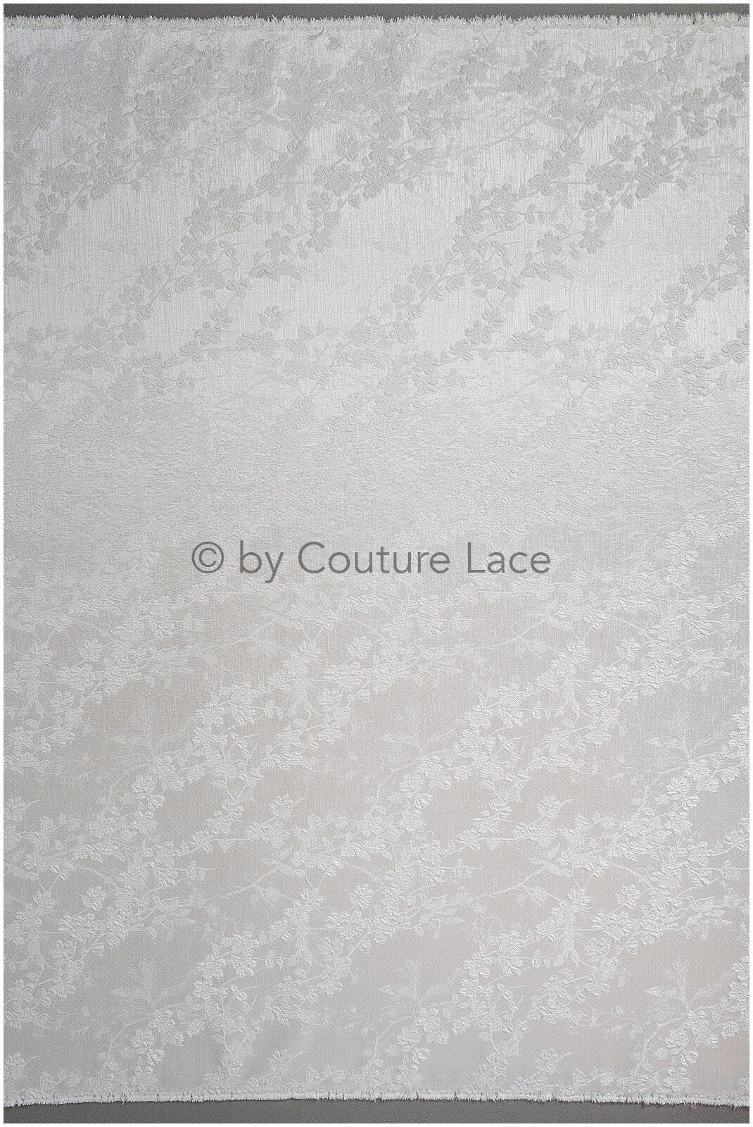 Bridal brocade fabric/ off-white light brocade fabric/ bridal jacquard/ floral bridal brocade// R-040