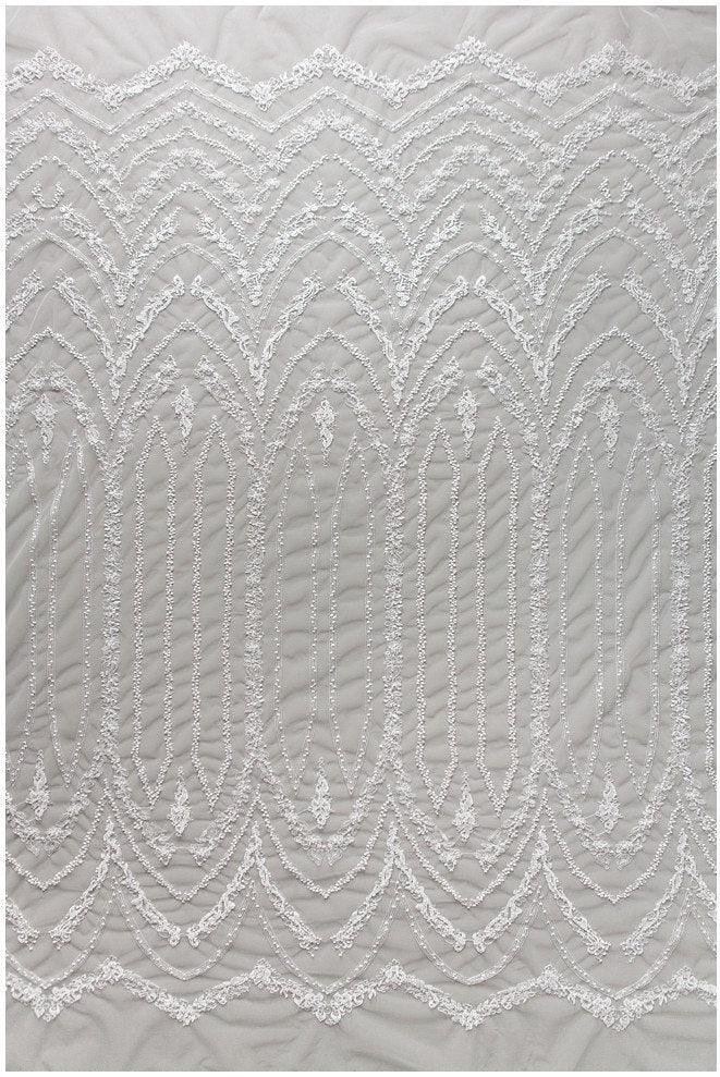 Perlen Spitzenstoff, Spitzenstoff, Brautspitze, Brautkleid Spitze, Couture Spitze, Perlenspitze, Schleierspitze, Pallas Braut// L17-161