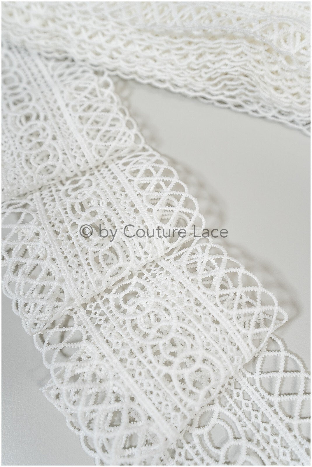 Boho Off-White Lace Trim/ Guipure Lace Trim/ Bridal Boho Lace Trim// T20-105