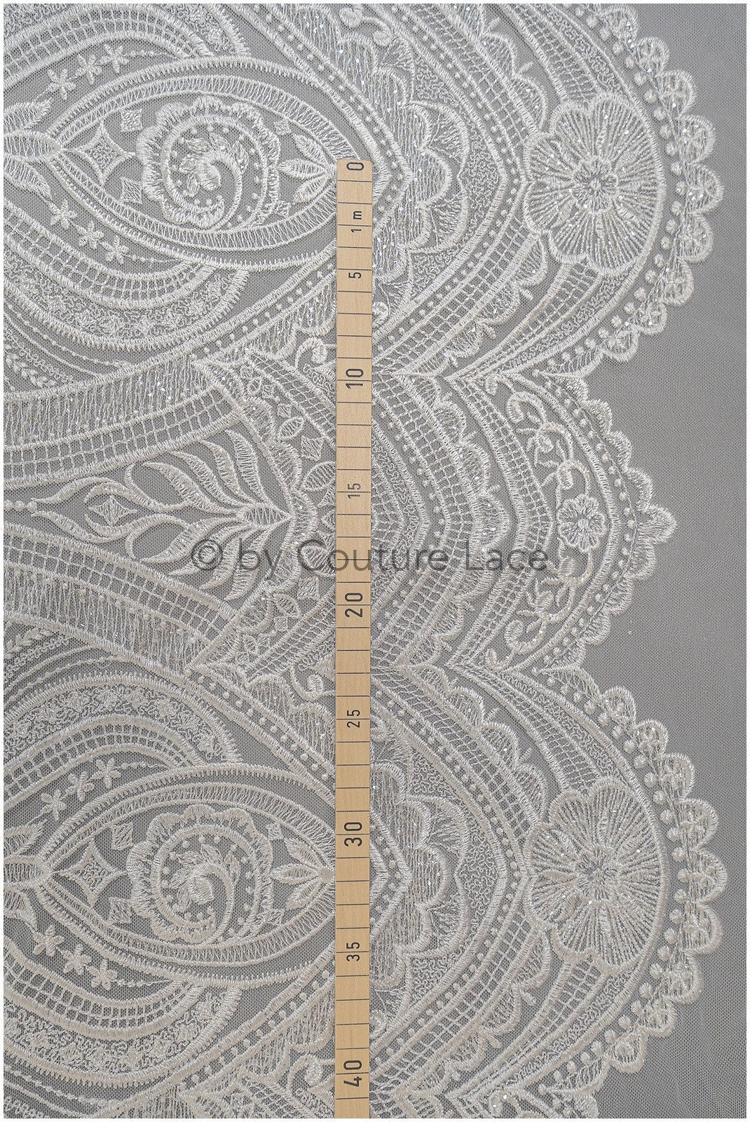 Braut Spitzenstoff Off-White/ orientalischer Braut Spitzenstoff/ weicher Boho Spitzenstoff/ Hochzeitskleid Spitze// L20-341