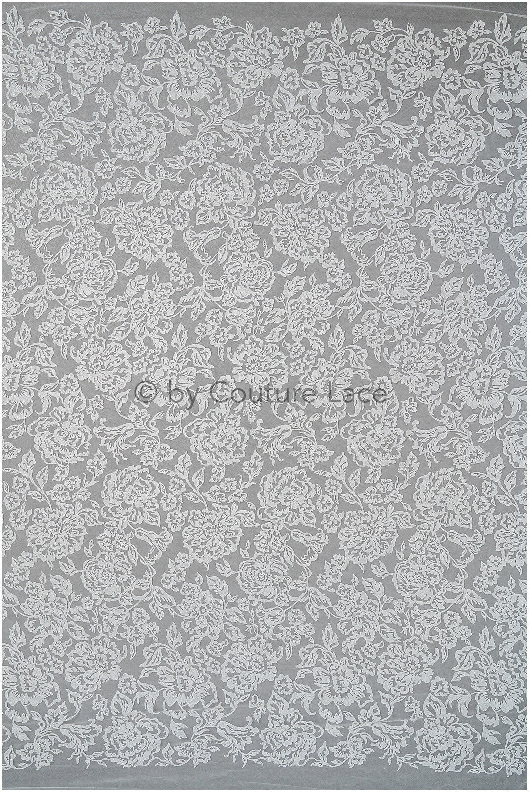 Floral glitter tulle fabric/ glitter fabric/ glitter net with floral pattern/ shiny glitter tulle fabric// R-033