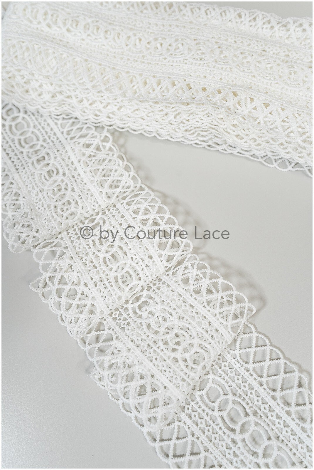 Boho Off-White Lace Trim/ Guipure Lace Trim/ Bridal Boho Lace Trim// T20-105