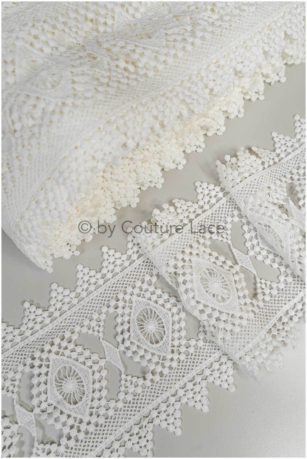 Boho lace trim off-white/ Guipure lace trim/ romantic boho lace/ bridal lace/ T20-107