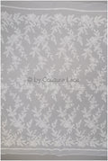 Romantische Braut Spitze Off-White/ Blattdesign Spitzenstoff/ Couture Spitze/ florale Blattspitze// L20-336