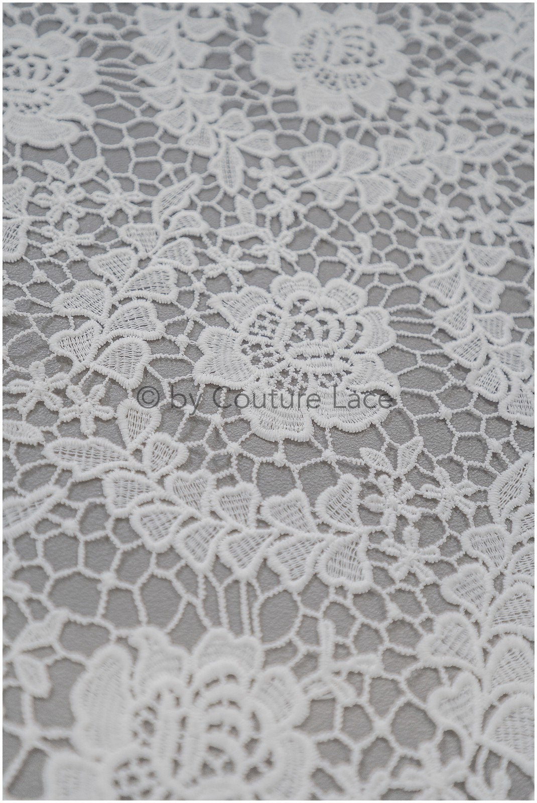 Häkelspitze Stoff, Boho Spitzenstoff, Guipure Boho Brautspitze, Boho Hochzeitskleid Stoffe, Galia Lahav Spitzenstoff, Makramee Spitze// L20-090N