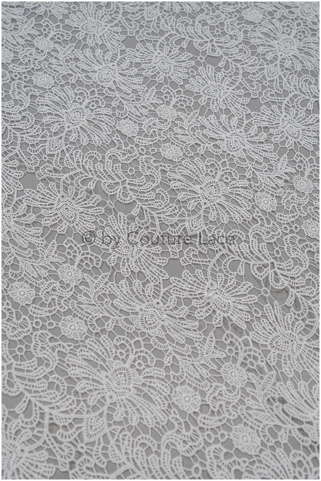 Crochet lace fabric for wedding dresses, boho macrame lace fabric for wedding dress// L20-383