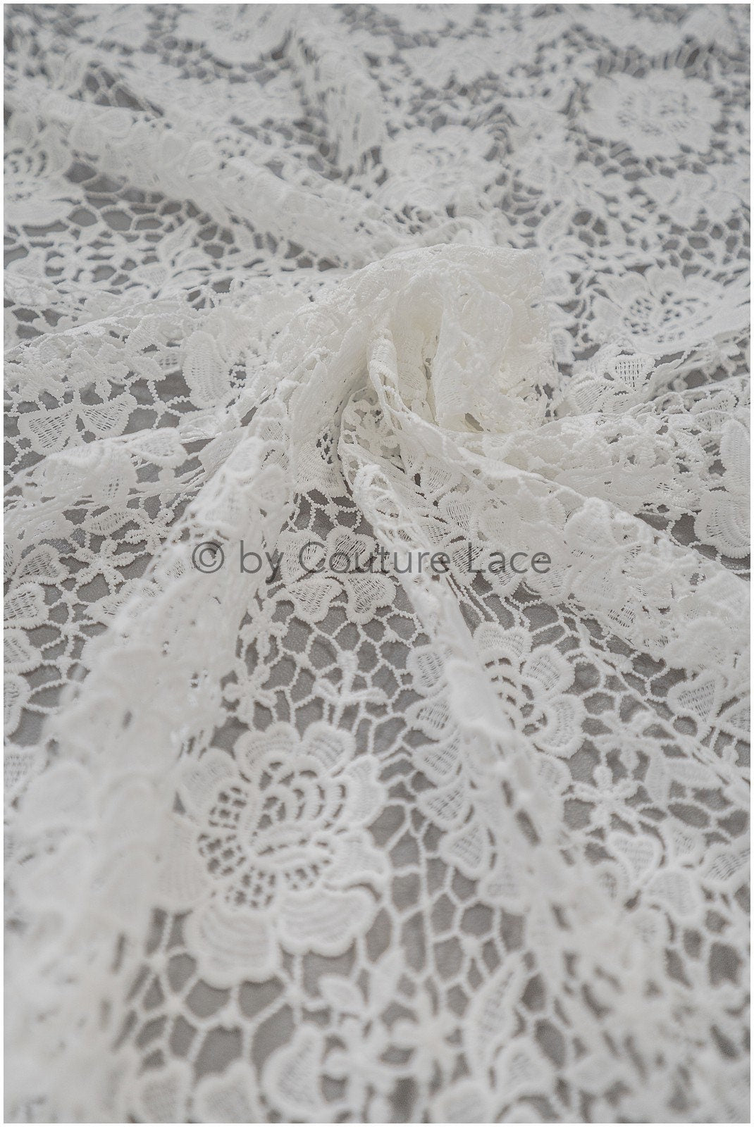 Häkelspitze Stoff, Boho Spitzenstoff, Guipure Boho Brautspitze, Boho Hochzeitskleid Stoffe, Galia Lahav Spitzenstoff, Makramee Spitze// L20-090N