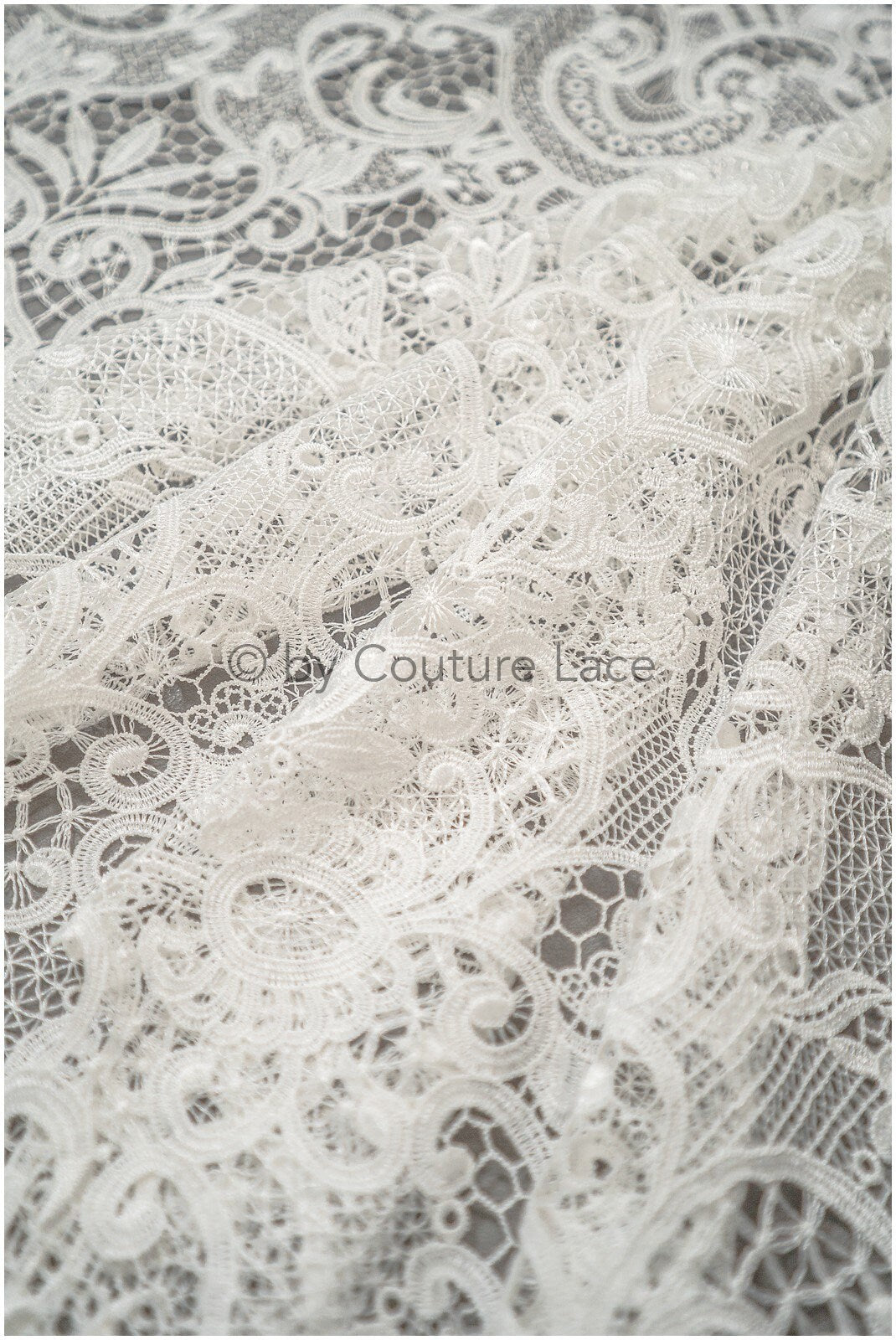 Guipure Spitzenstoff Off-White/ Brautkleid Stoff/ Stickerei Häkelspitze/ Boho Spitzenstoff/ Boho Brautspitze// L17-058