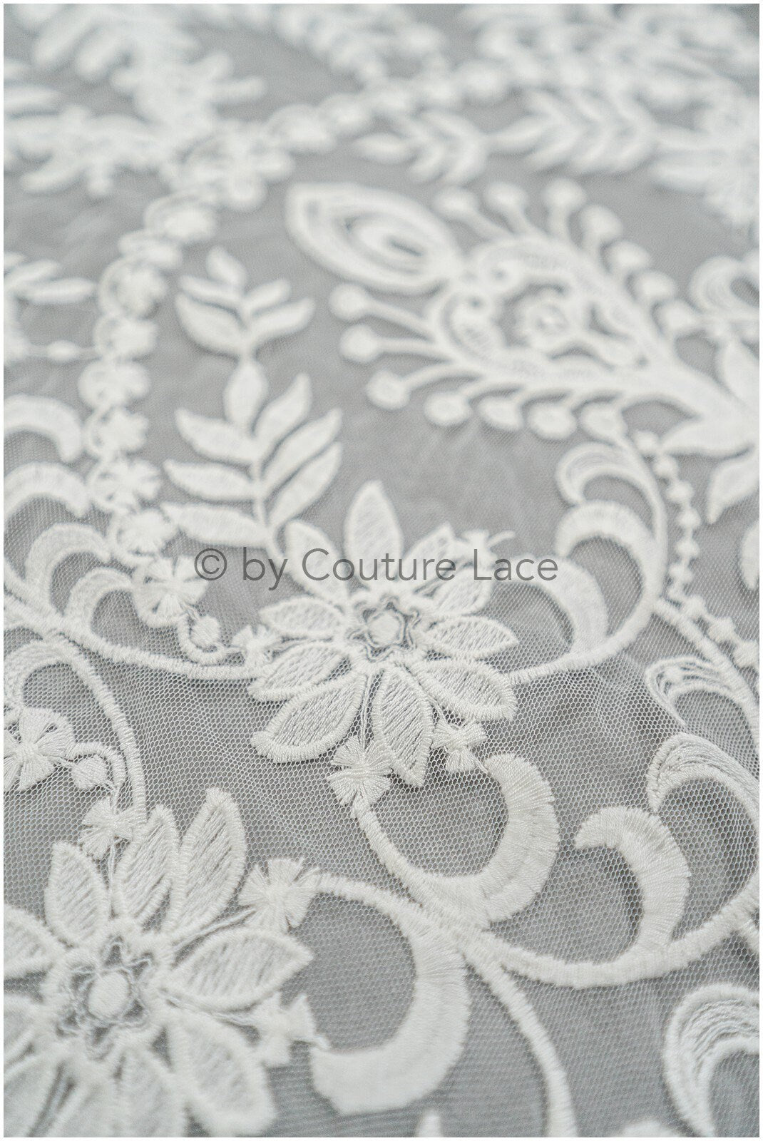 Boho lace fabric off-white/ cotton bridal lace/ vintage bridal lace// L20-403
