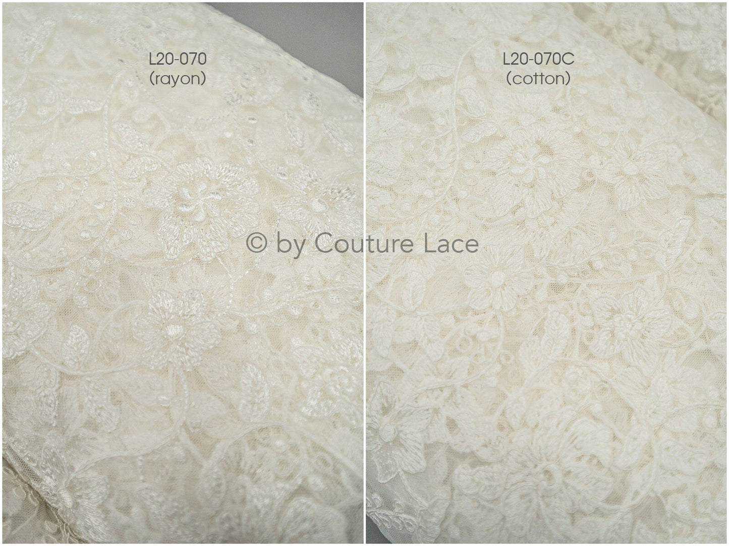 Romantischer Braut Spitzenstoff/ Off-White Spitzenstoff/ Braut Blumenspitze// L20-070