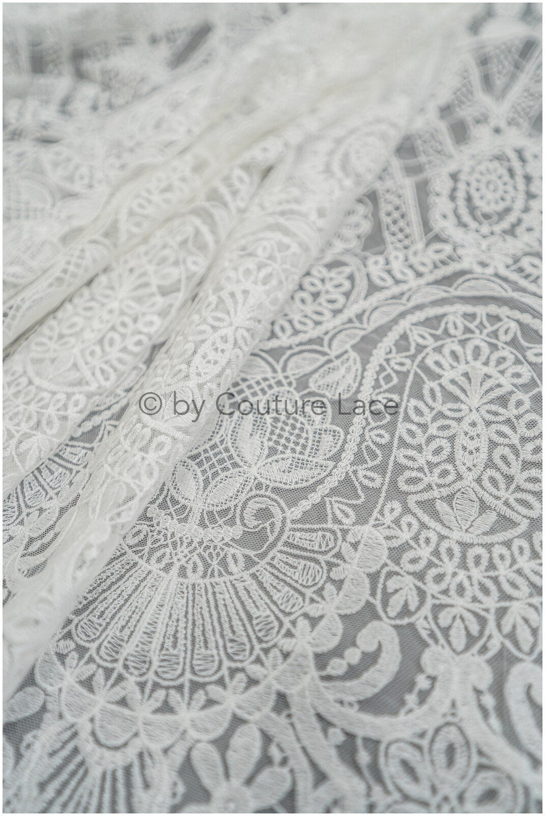 Boho lace fabric off-white/ Boho bridal lace/ Wedding dress lace/ Bridal lace fabric/ Vintage bridal lace// L20-396