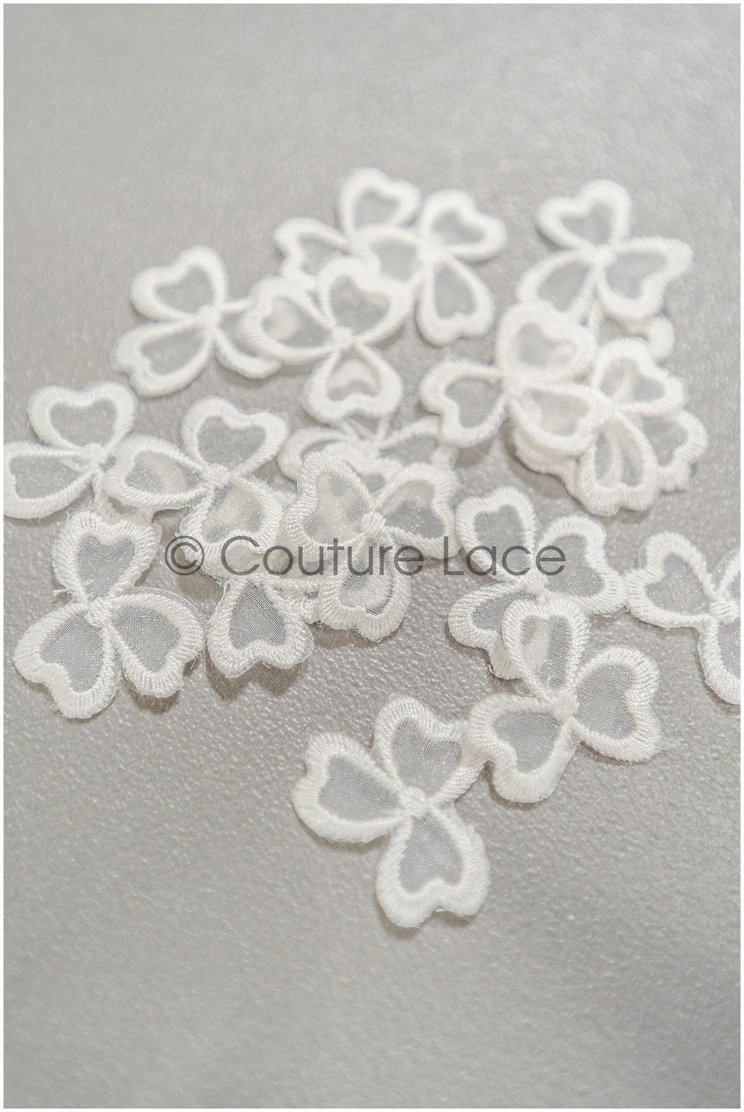 20pcs. 3D flowers for sewing/ 3D flower lace applique/ wedding dress lace applique/ bridal lace// A21-061A