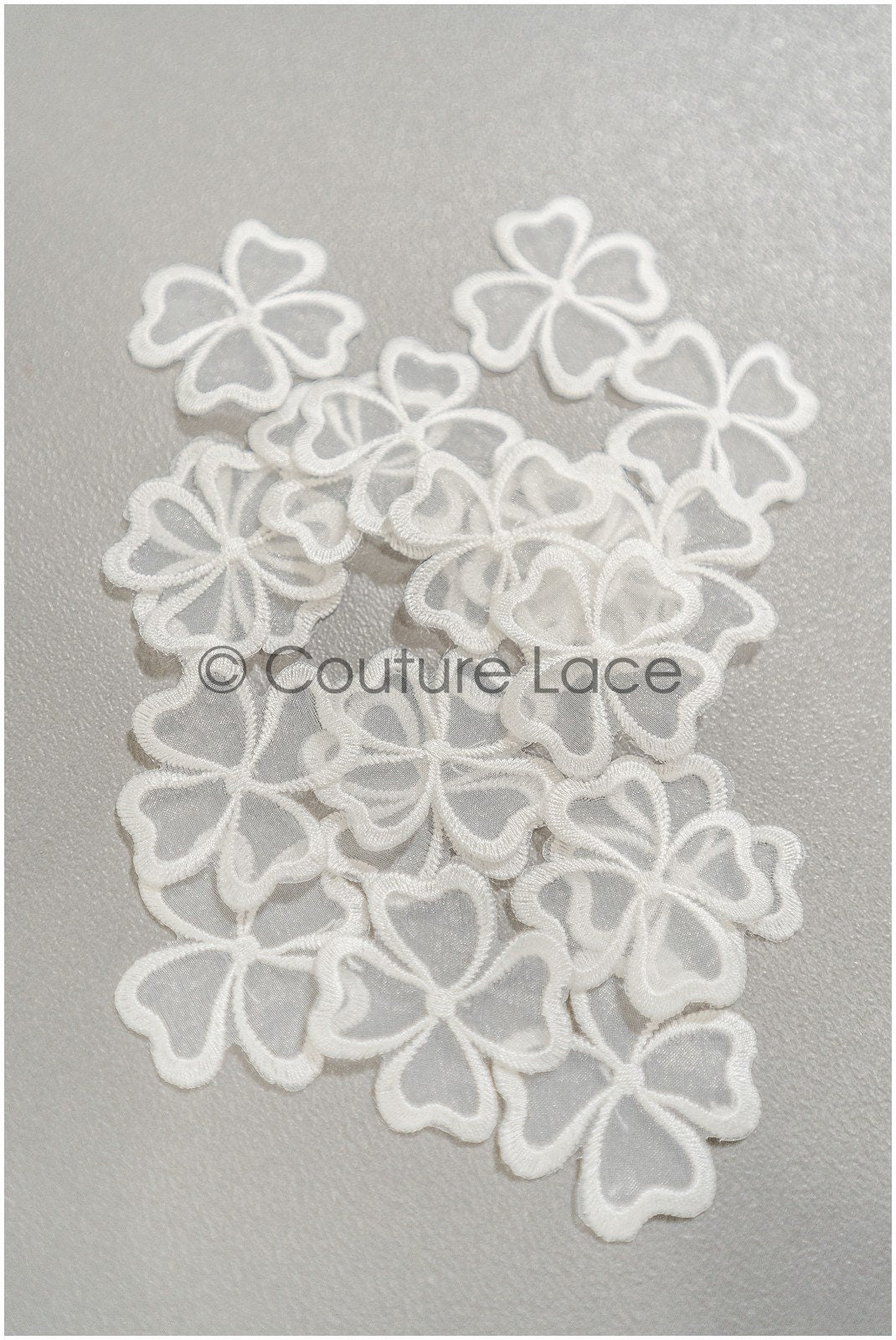 20pcs. 3D lace flowers for sewing on/ 3D flower lace applique/ wedding dress lace applique/ bridal lace// A21-061B