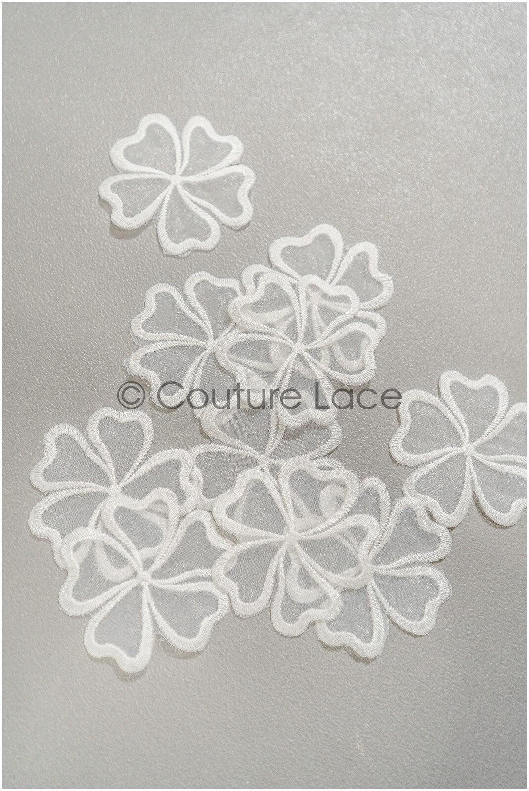 10pcs. 3D lace flowers for sewing on/ 3D flower lace applique/ wedding dress applique/ bridal lace// A21-061C