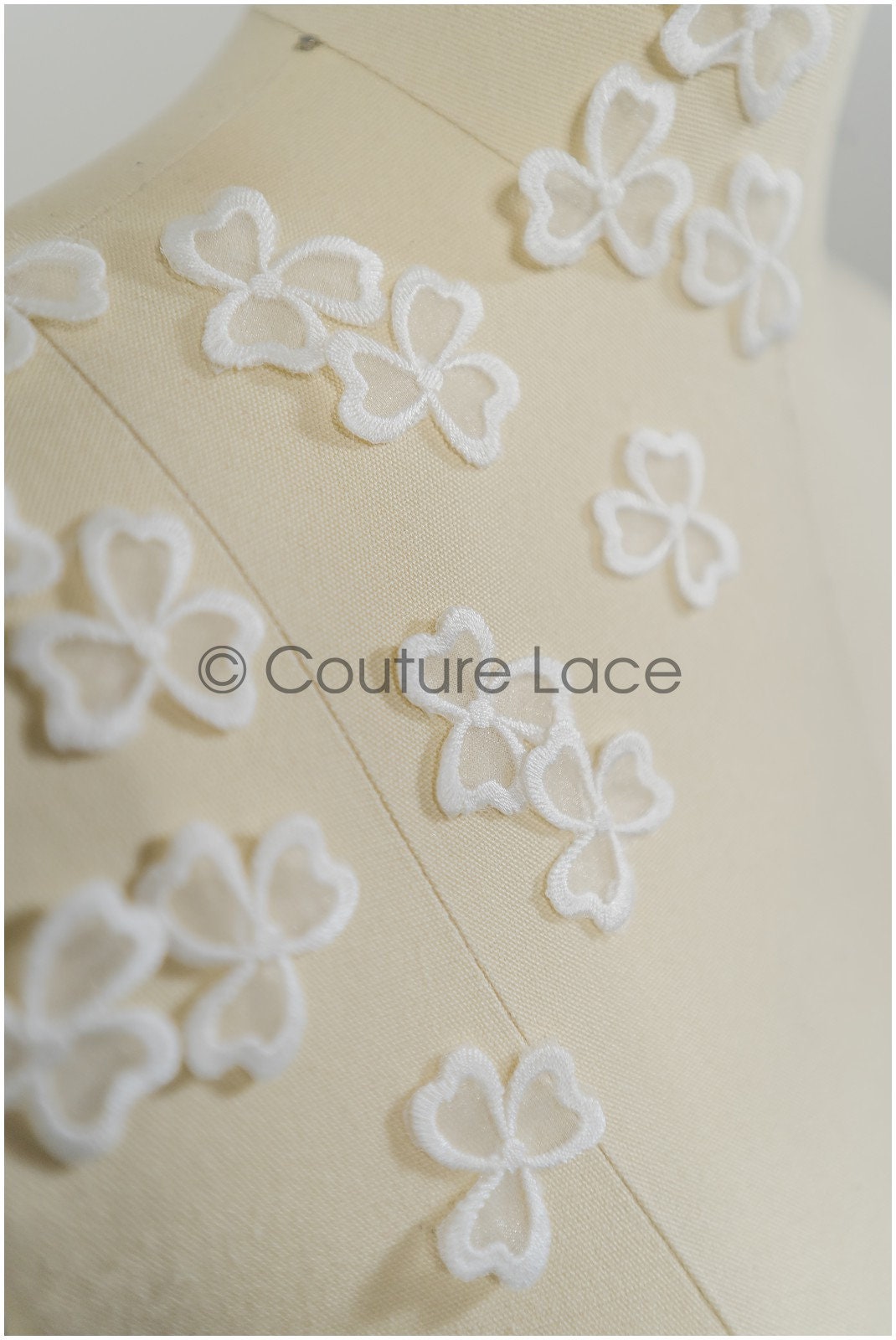 20pcs. 3D flowers for sewing/ 3D flower lace applique/ wedding dress lace applique/ bridal lace// A21-061A