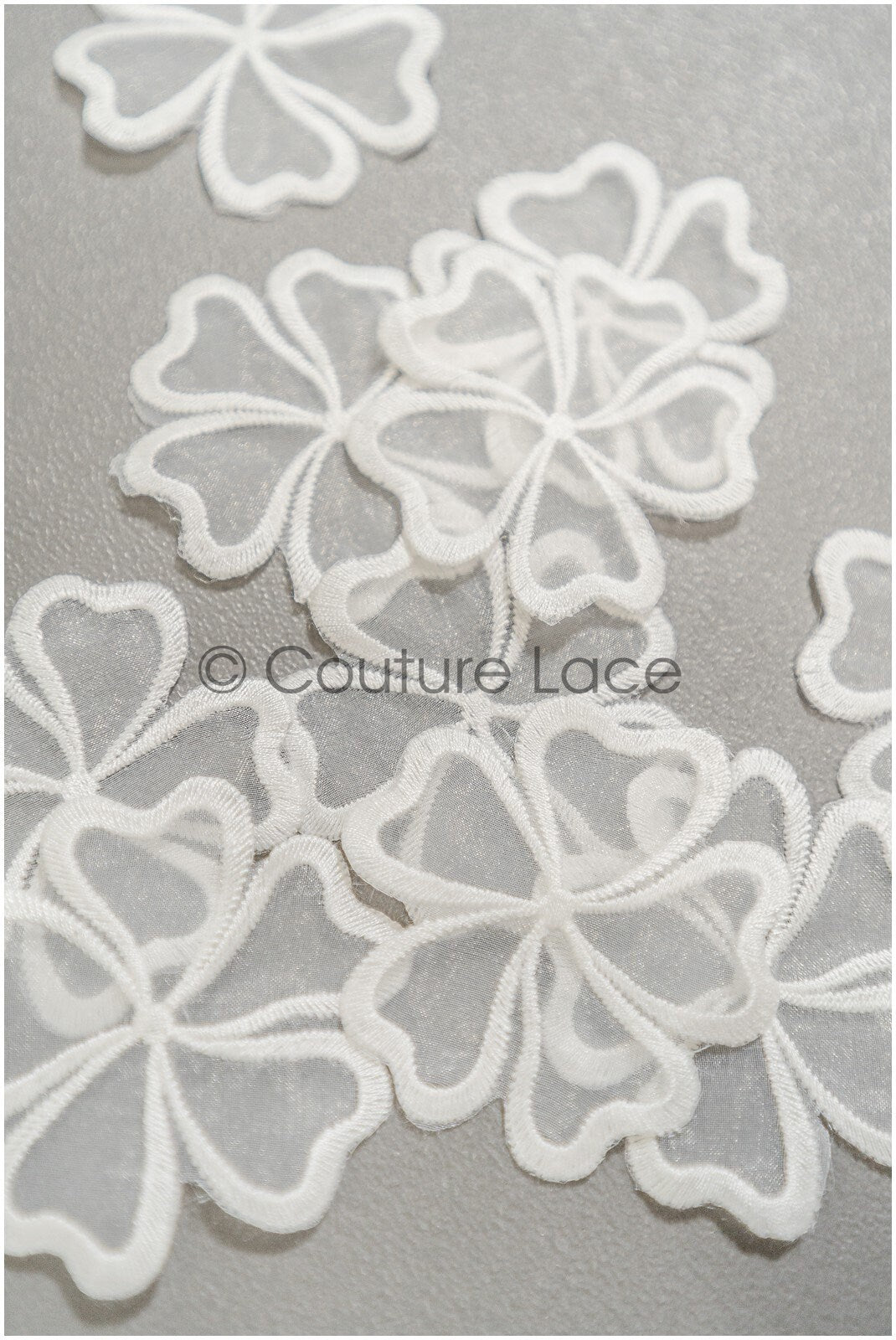 10pcs. 3D lace flowers for sewing on/ 3D flower lace applique/ wedding dress applique/ bridal lace// A21-061C