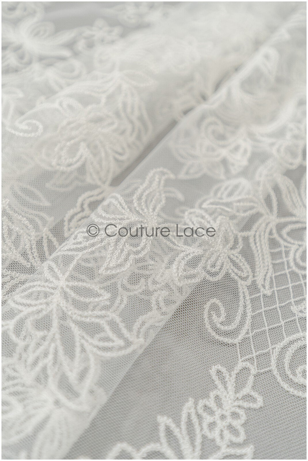 French lace fabric off-white/ bridal lace fabric with flowers/ bridal lace/ wedding dress lace fabric// L21-328NY