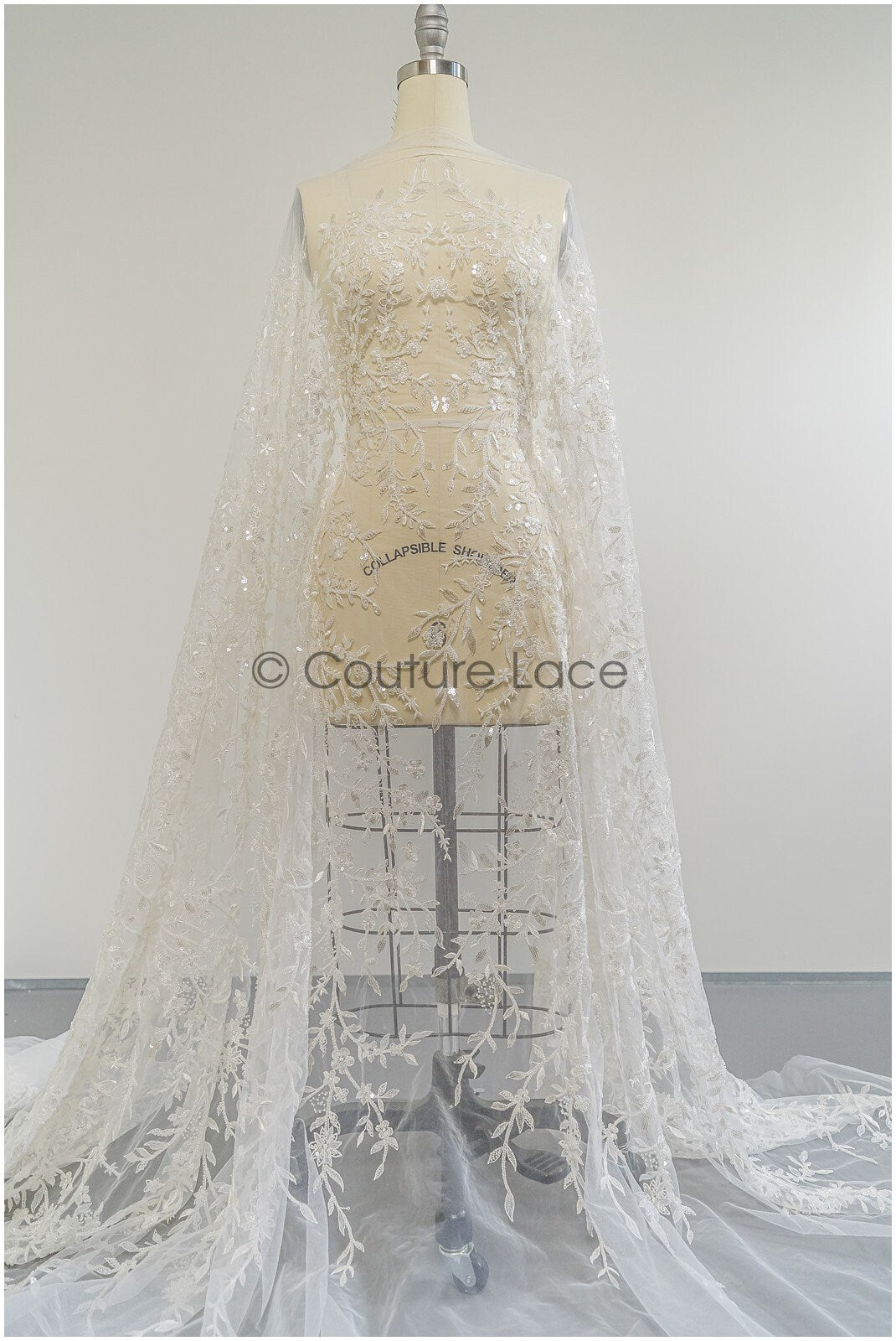 Perlen Brautspitze/ Blumen Couture Spitze Stoff/ Perlen Hochzeit Spitze/ Designer Couture Spitze/ Blumen Perlen Spitze// L21-176N