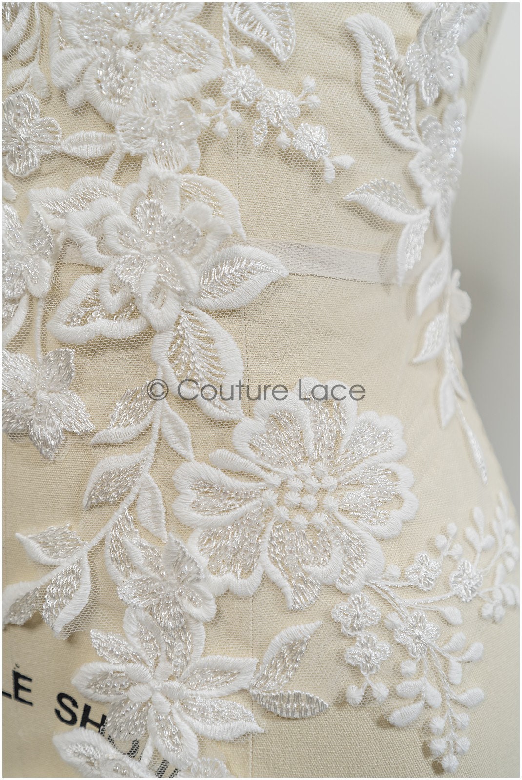 3D Blumen Applikationen, Braut Blumen Applikation, Braut Blumen Applikation, Hochzeitskleid Spitzen Applikation, Braut 3D Blumen Aufnäher// A21-237