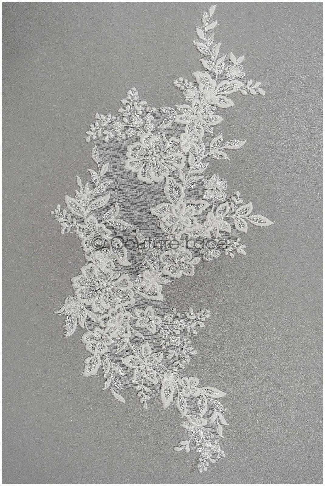 3D Blumen Applikationen, Braut Blumen Applikation, Braut Blumen Applikation, Hochzeitskleid Spitzen Applikation, Braut 3D Blumen Aufnäher// A21-237