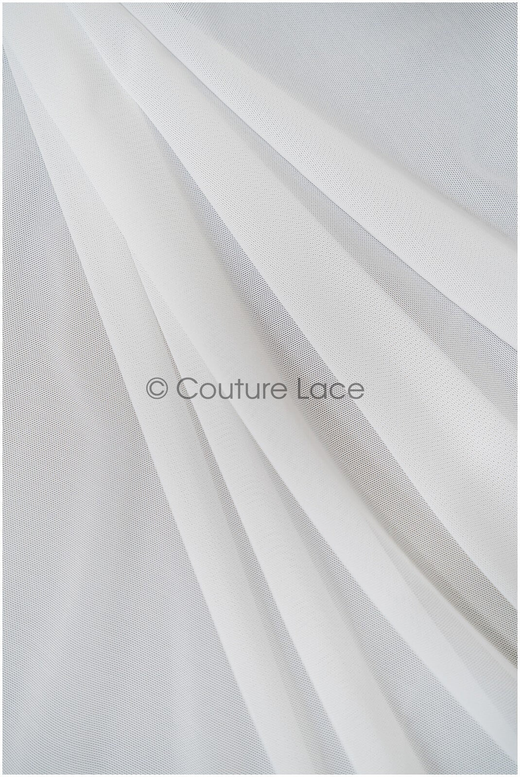Exquisite off-white stretch fabric/ elegant stretch net tulle lace fabric/ flawless net tulle lace// R-127