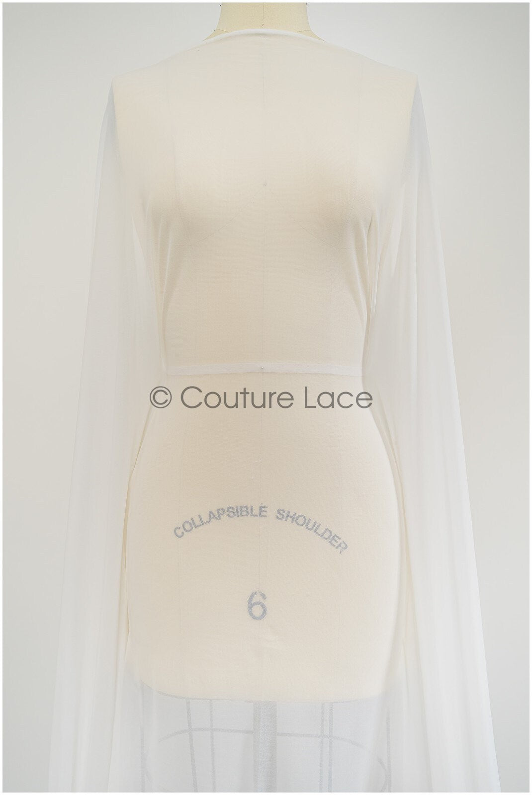 Exquisite off-white stretch fabric/ elegant stretch net tulle lace fabric/ flawless net tulle lace// R-127
