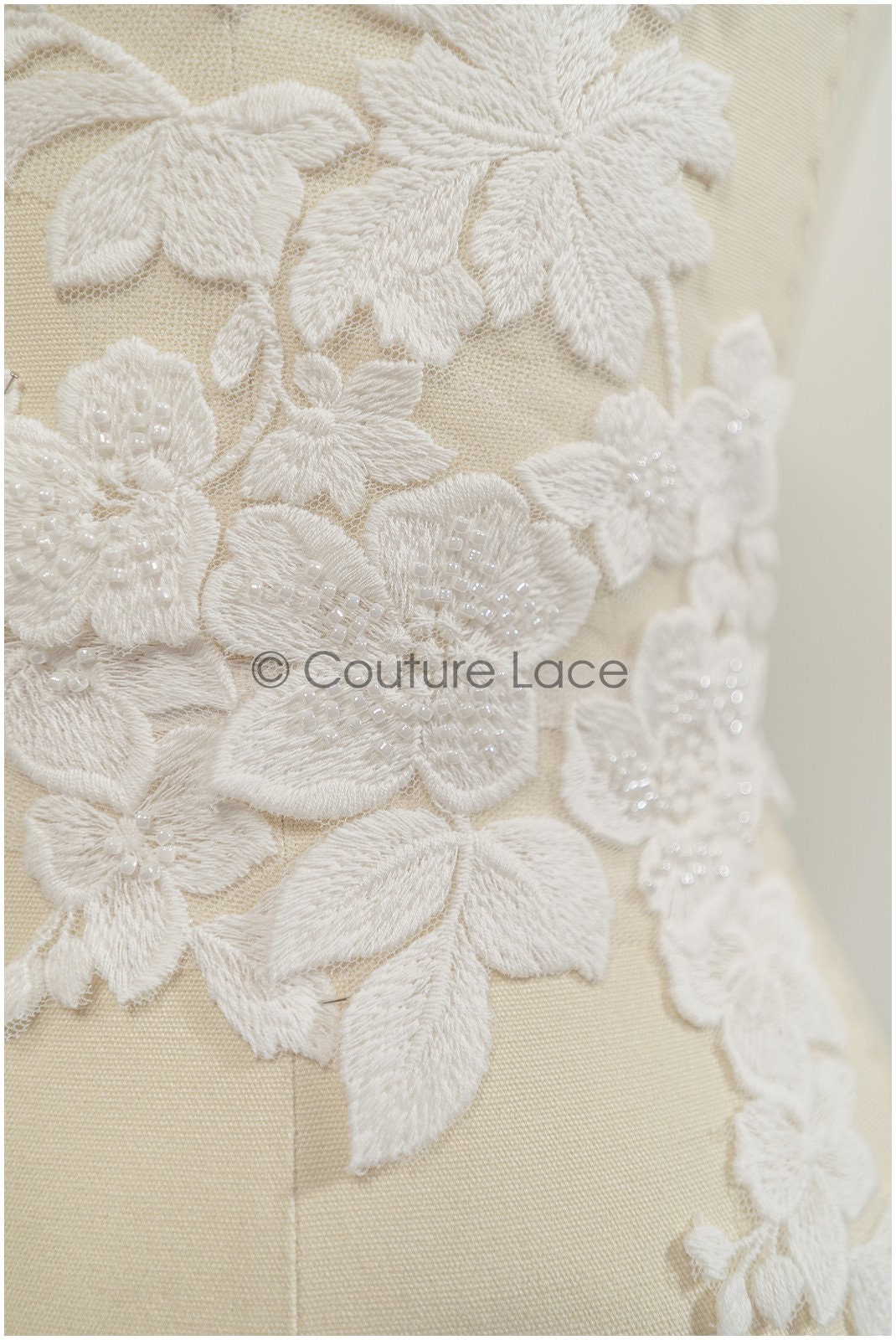 Perlen SpitzenBlume Aufnäher, Blumen Applikation, SpitzenBlume Patch, Spitzen Applikation, Hochzeitskleid Spitzen Applikation, Braut Blumen Aufnäher// A21-236