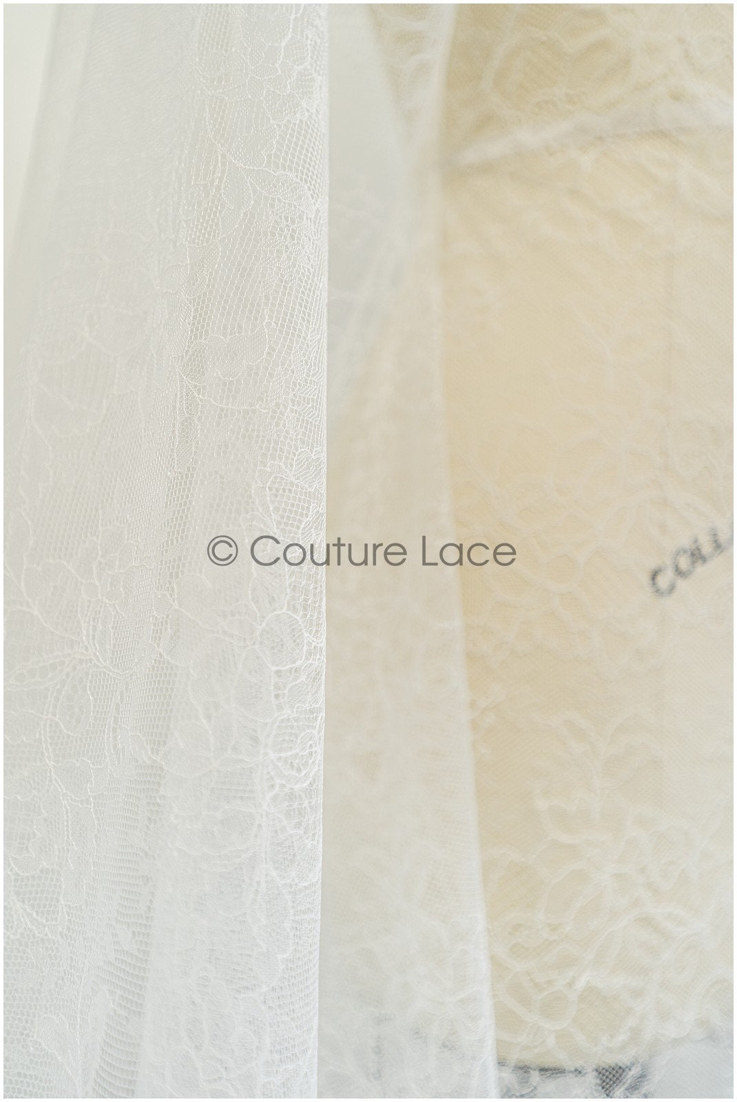 French floral lace/ bridal raschel lace/ French veil lace/ bridal chanitilly lace/ Edwardian lace fabric// L21-413