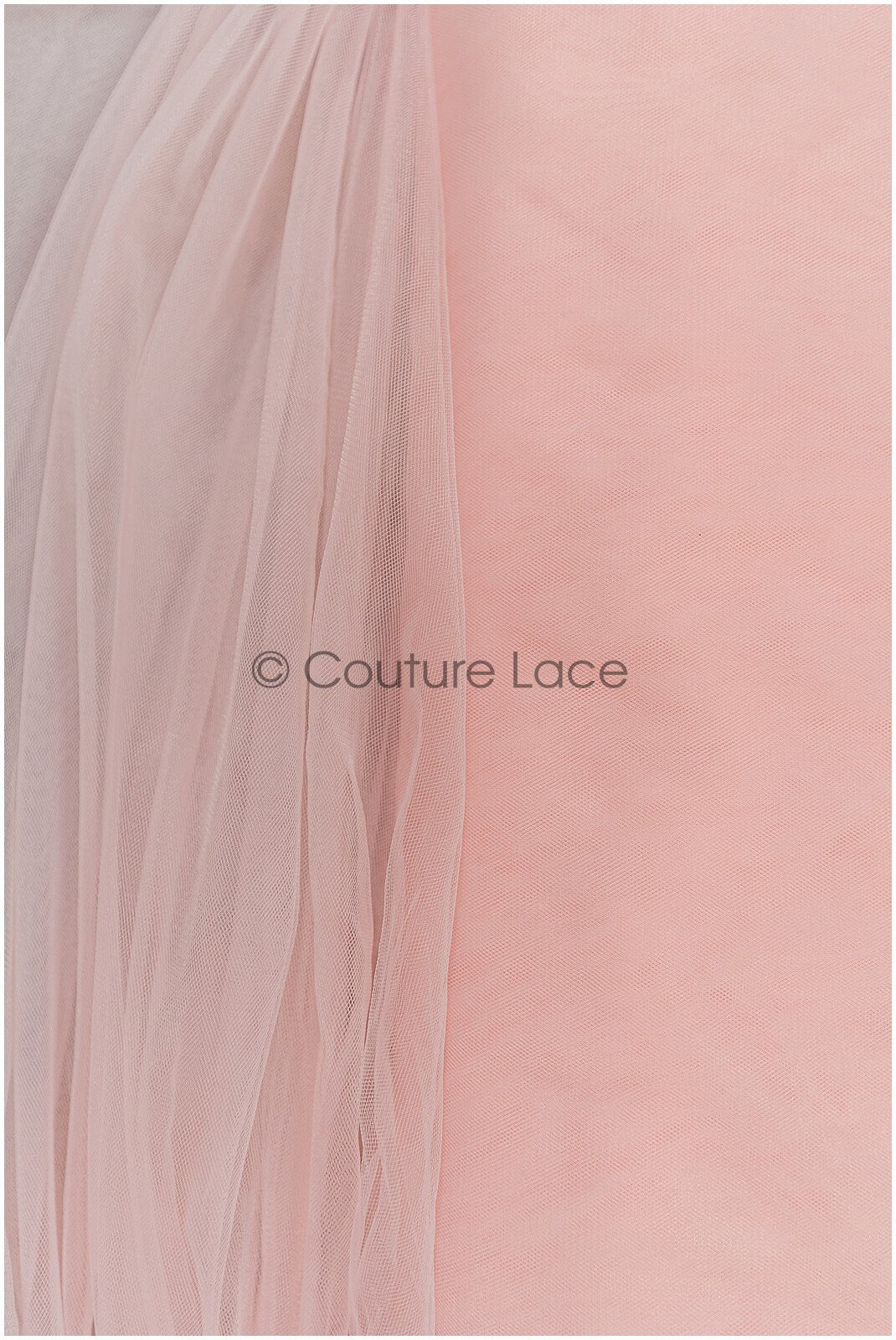 Bright Coral - 160cm wide very soft tulle fabric for bridal veils and wedding dresses/ soft mesh fabric// R-147-24-BOLT 30YDS