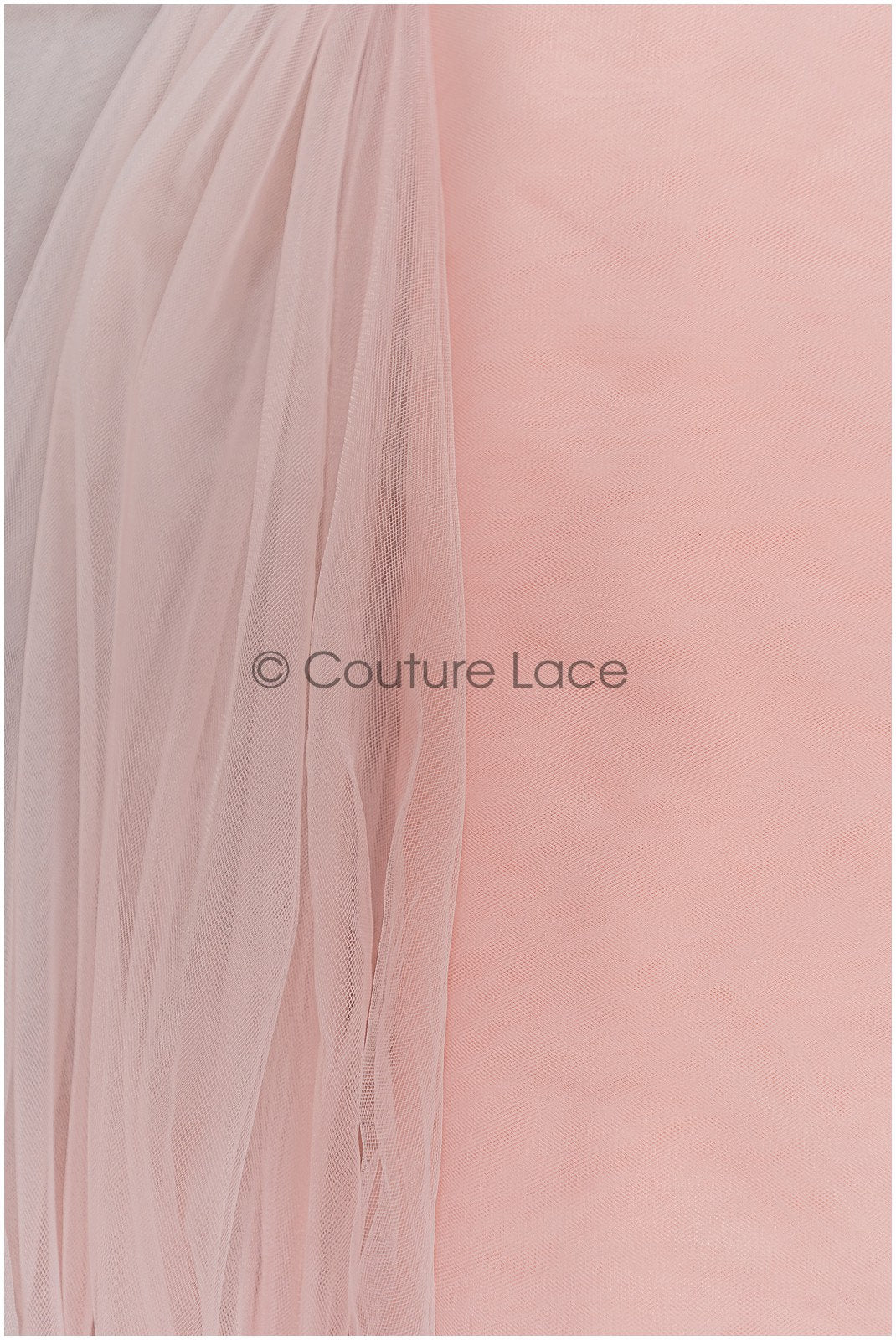 Bright Coral - 160cm wide very soft tulle fabric for bridal veils and wedding dresses/ soft mesh fabric// R-147-24