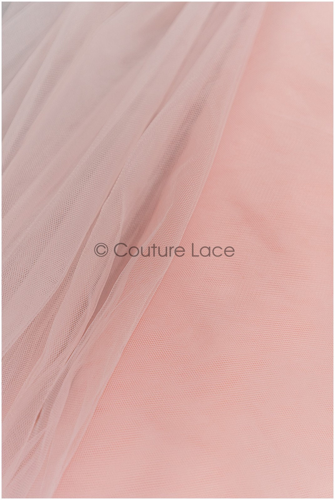 Bright Coral - 160cm wide very soft tulle fabric for bridal veils and wedding dresses/ soft mesh fabric// R-147-24-BOLT 30YDS