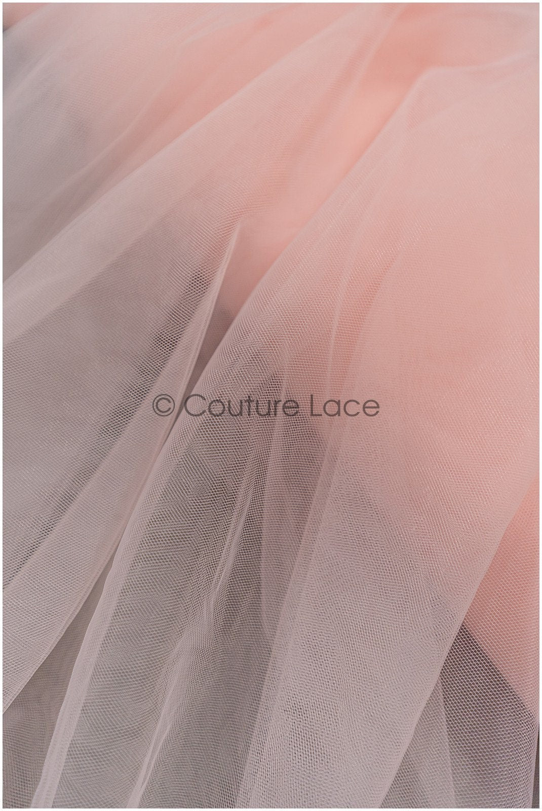 Bright Coral - 160cm wide very soft tulle fabric for bridal veils and wedding dresses/ soft mesh fabric// R-147-24-BOLT 30YDS