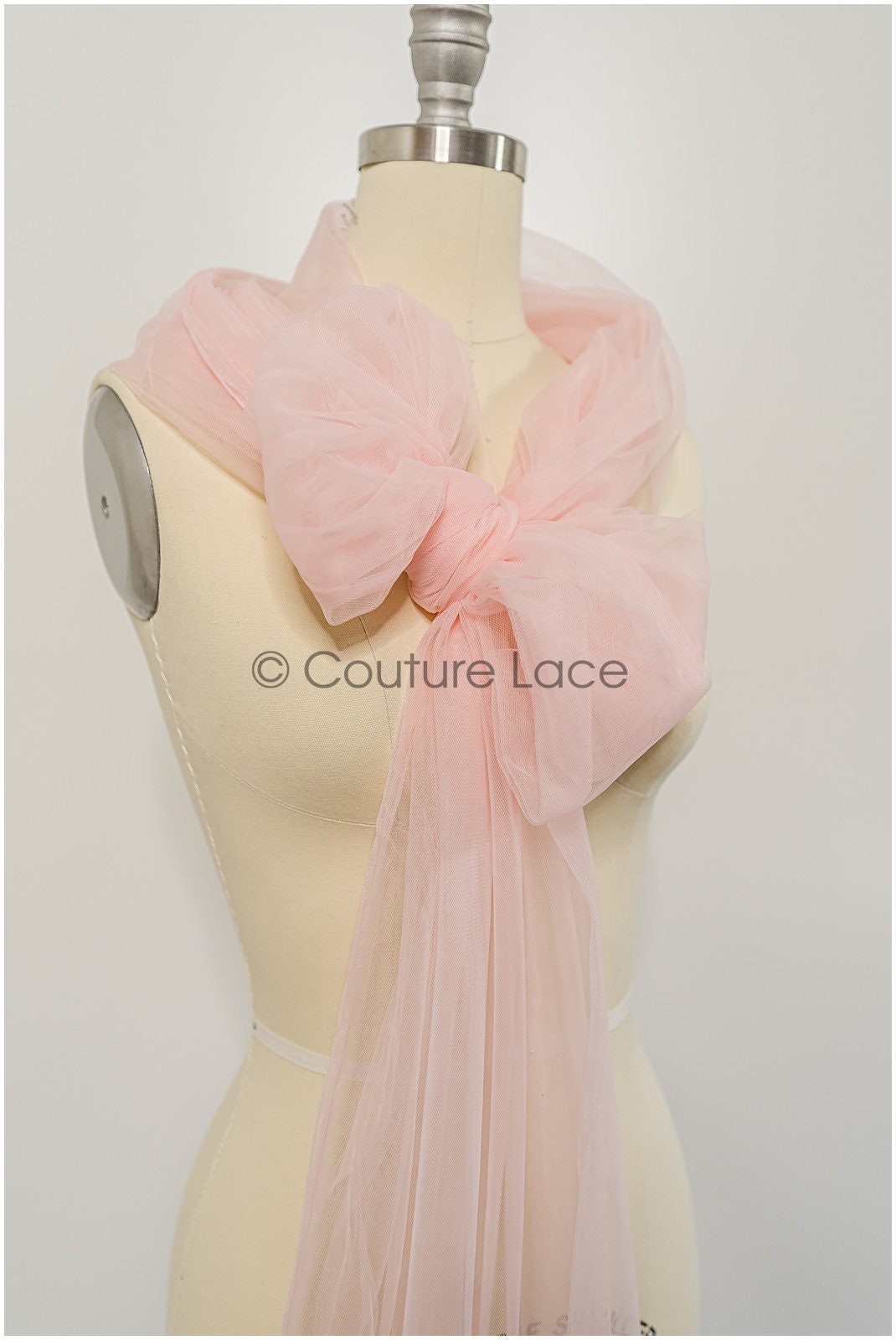 Bright Coral - 160cm wide very soft tulle fabric for bridal veils and wedding dresses/ soft mesh fabric// R-147-24-BOLT 30YDS