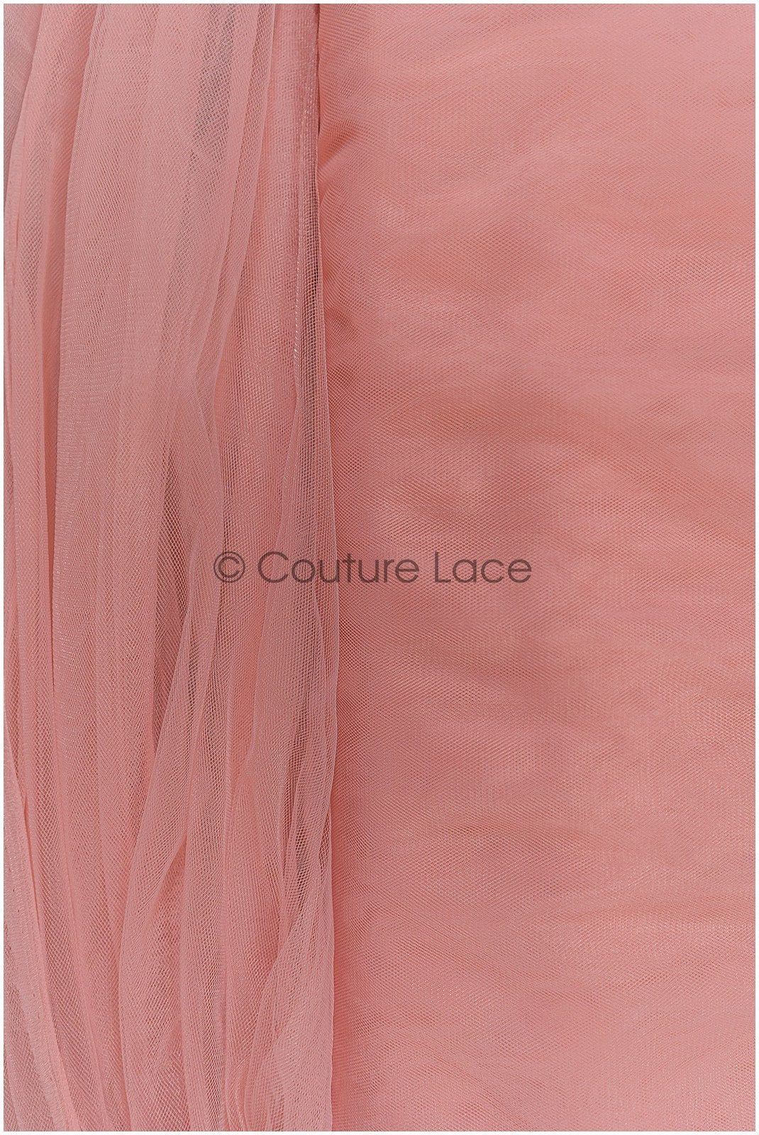 Salome Pink - 160cm wide very soft tulle fabric for bridal veils and wedding dresses/ soft mesh fabric// R-148-25