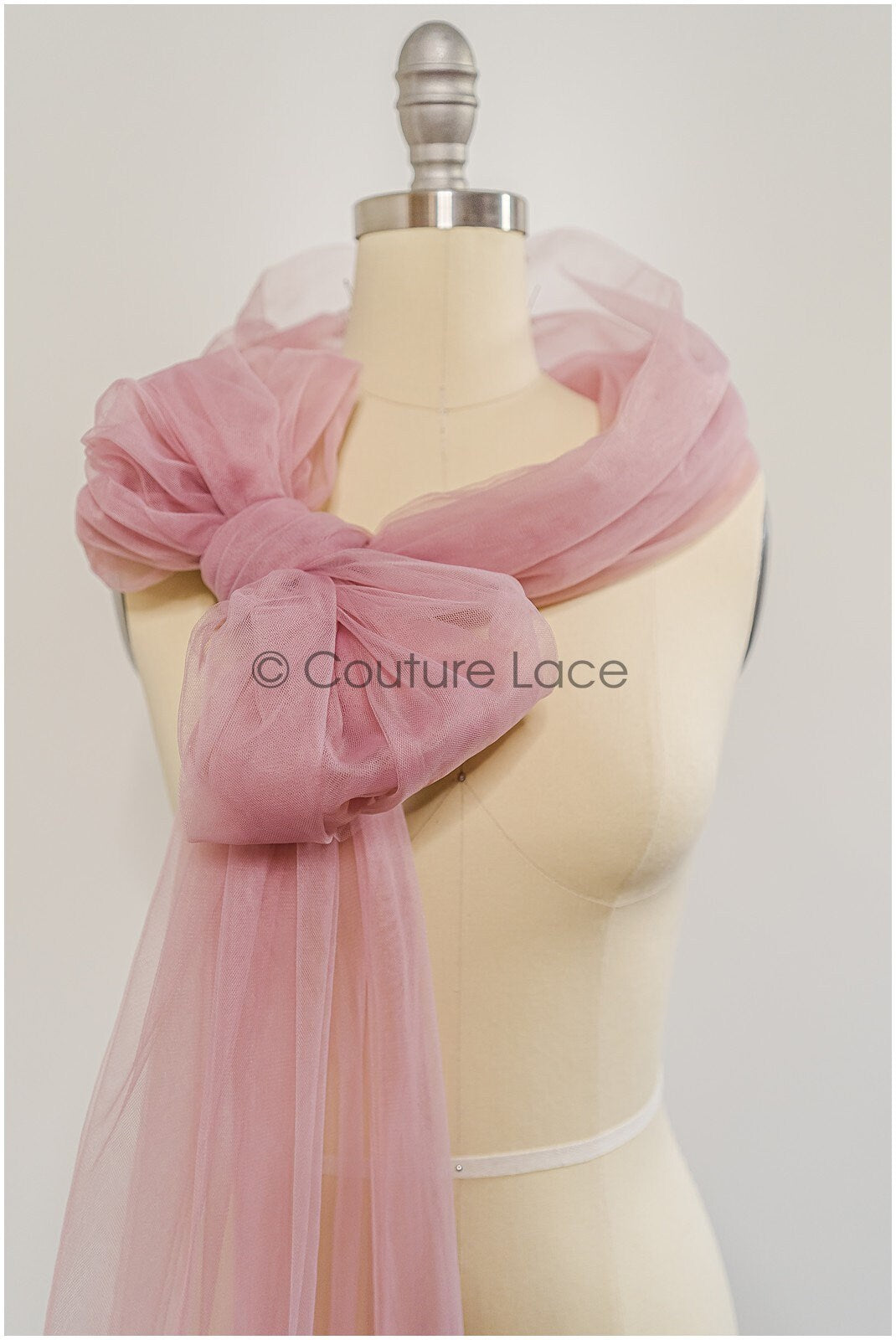 Blush Pink - 160cm wide very soft tulle fabric for bridal veils and wedding dresses/ soft mesh fabric// R-154-62