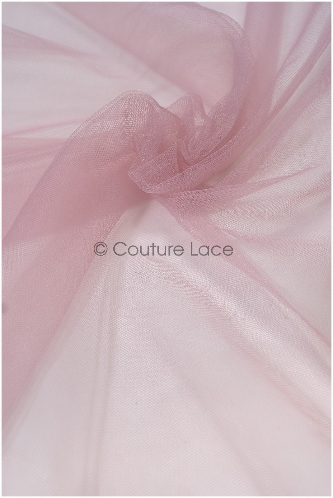 Blush Pink - 160cm wide very soft tulle fabric for bridal veils and wedding dresses/ soft mesh fabric// R-154-62