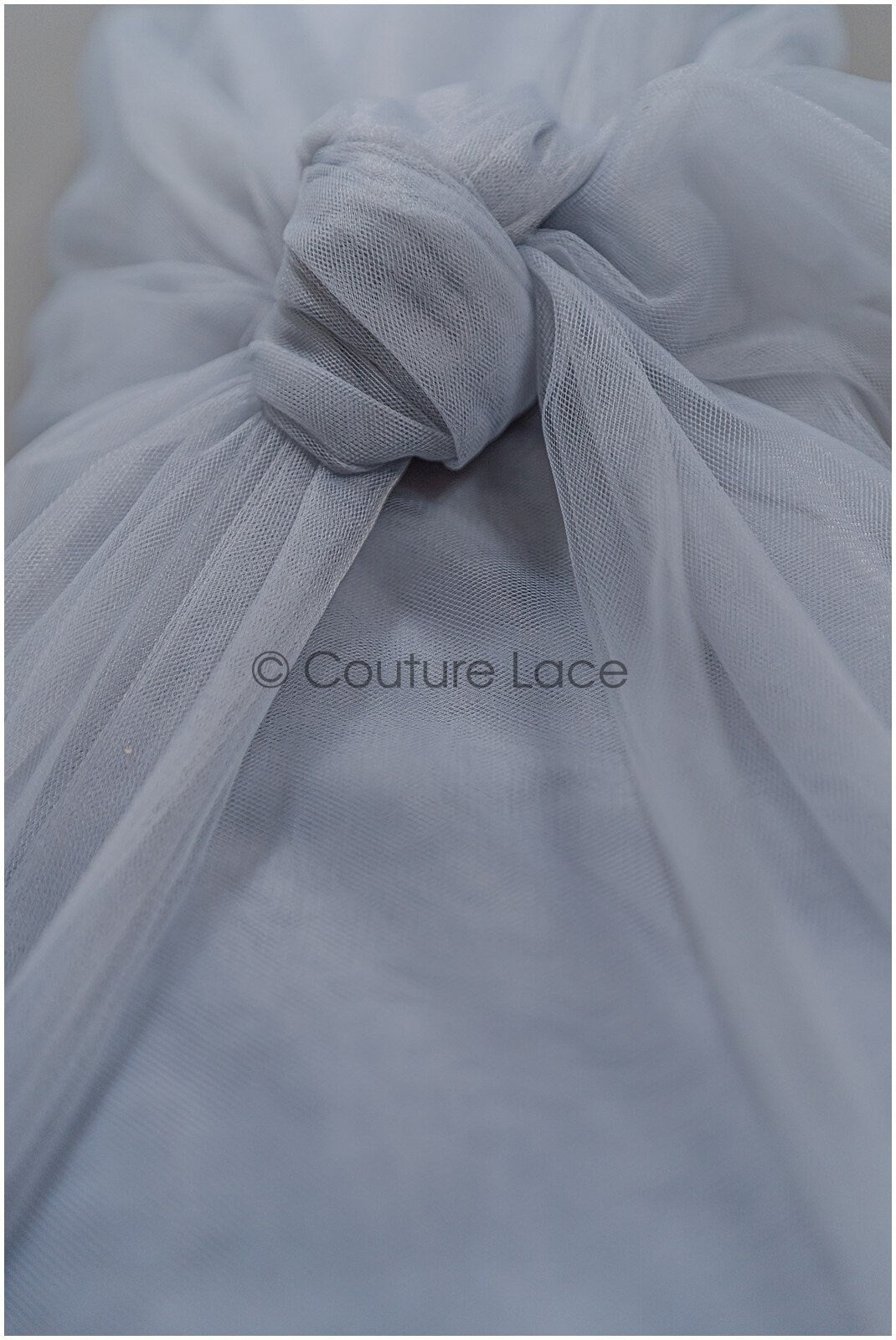 Grey Blue - 160cm wide very soft tulle fabric for bridal veils and wedding dresses/ soft mesh fabric// R-151-56