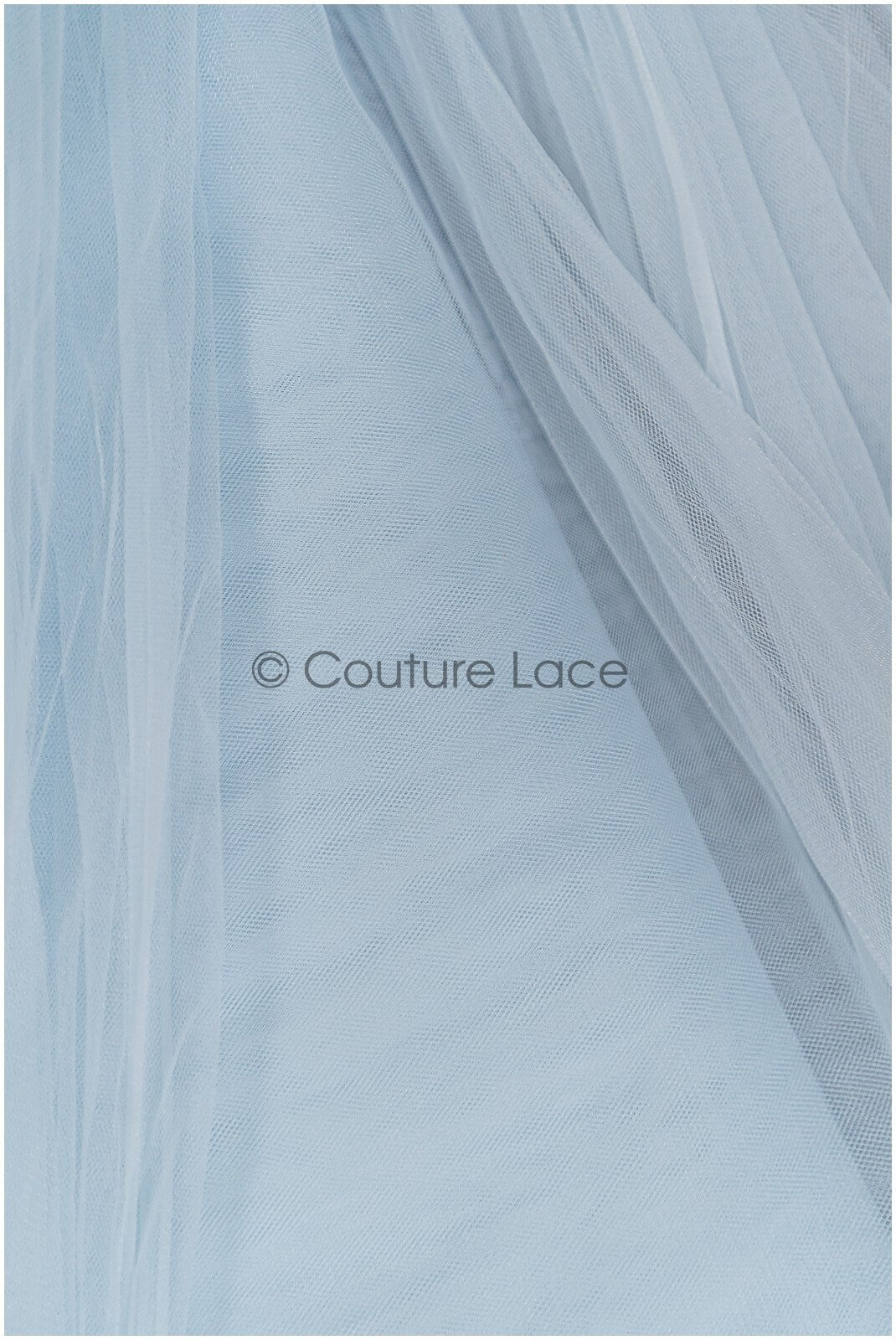 Light blue - 160cm wide very soft tulle fabric for bridal veils and wedding dresses/ soft mesh fabric// R-153-61